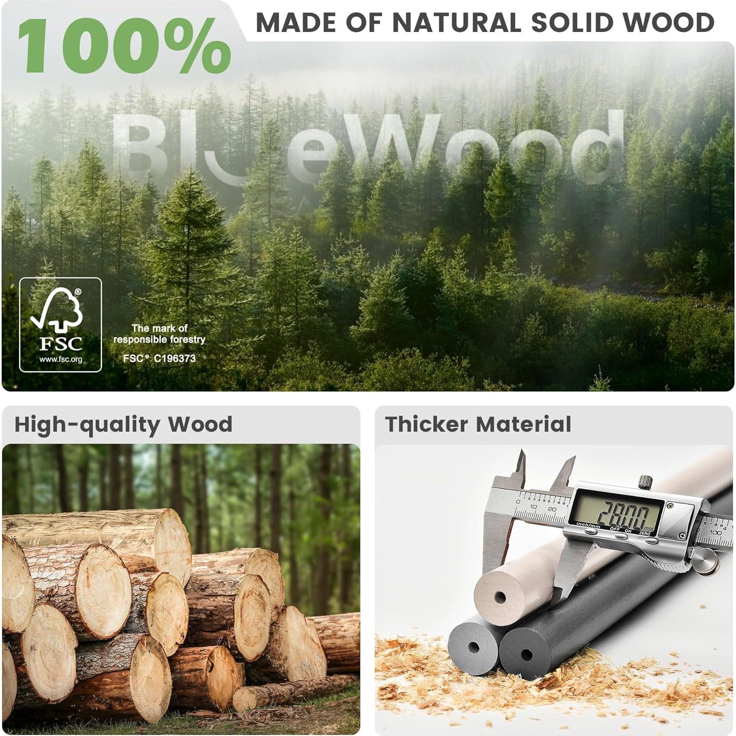 Conjunto Triángulo Pikler BlueWood con Cojín - Juguetes 8 en 1