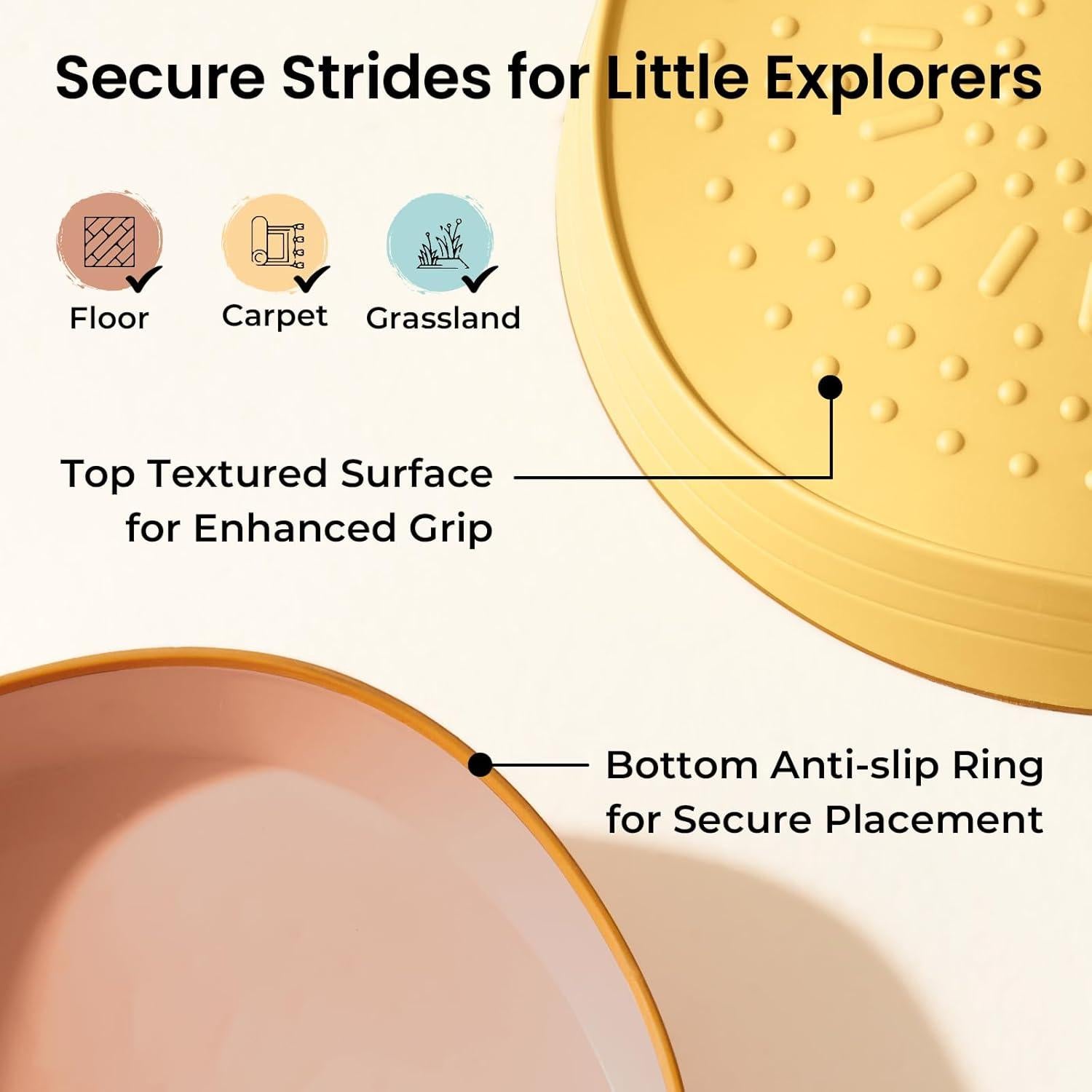 Piedras de Salto Tiny Land Antideslizantes 5pcs para Niños