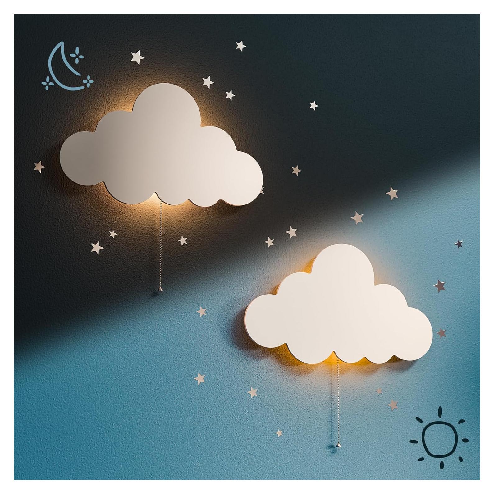 Lámpara de Nube Flotante Tipperk - 2 Piezas para Niños