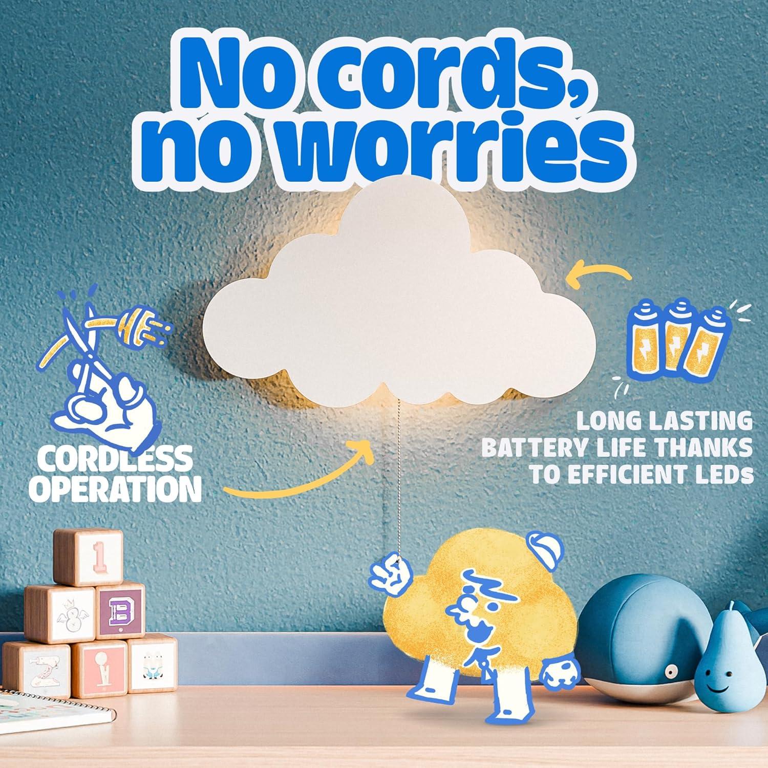 Lámpara de Nube Flotante Tipperk - 2 Piezas para Niños