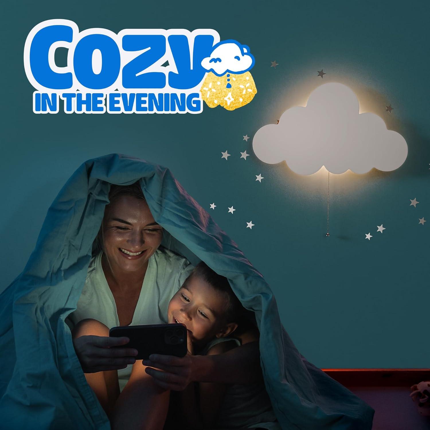 Lámpara de Nube Flotante Tipperk - 2 Piezas para Niños