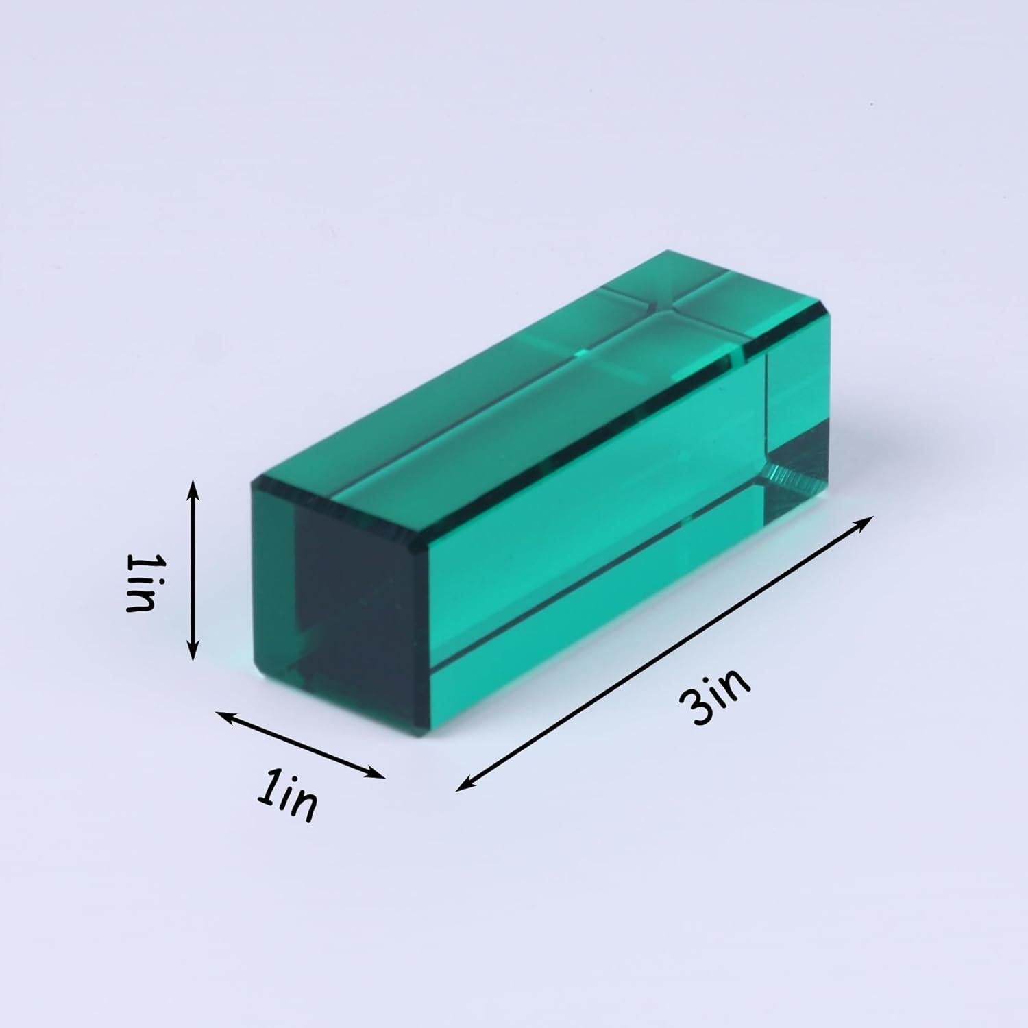 Bloques de Acrílico Cristal Arcoíris 7.5cm - 16 Colores KOAICS