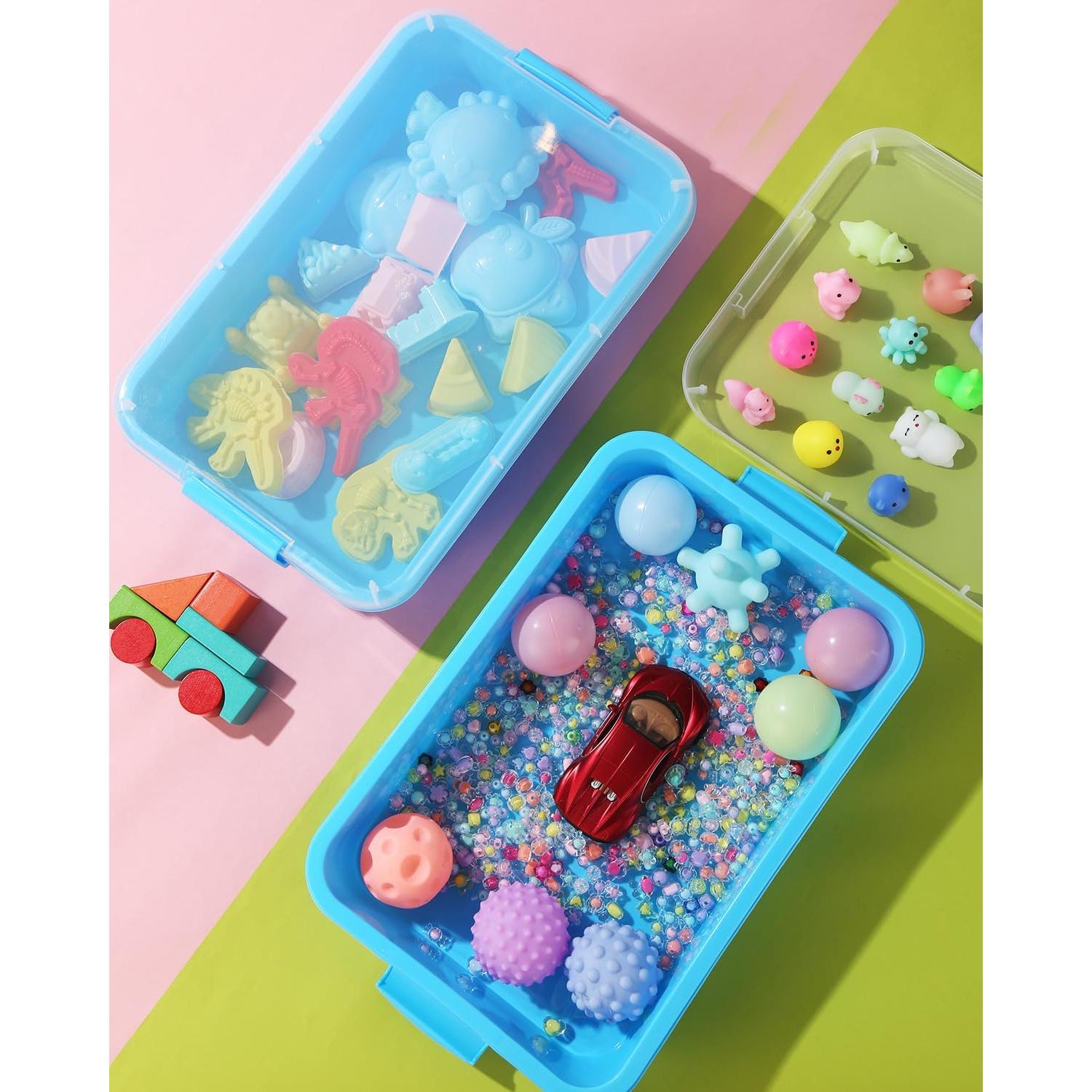 Bandeja de Arena Sensorial AtMini 38.1x25.4cm Azul 2 Pcs