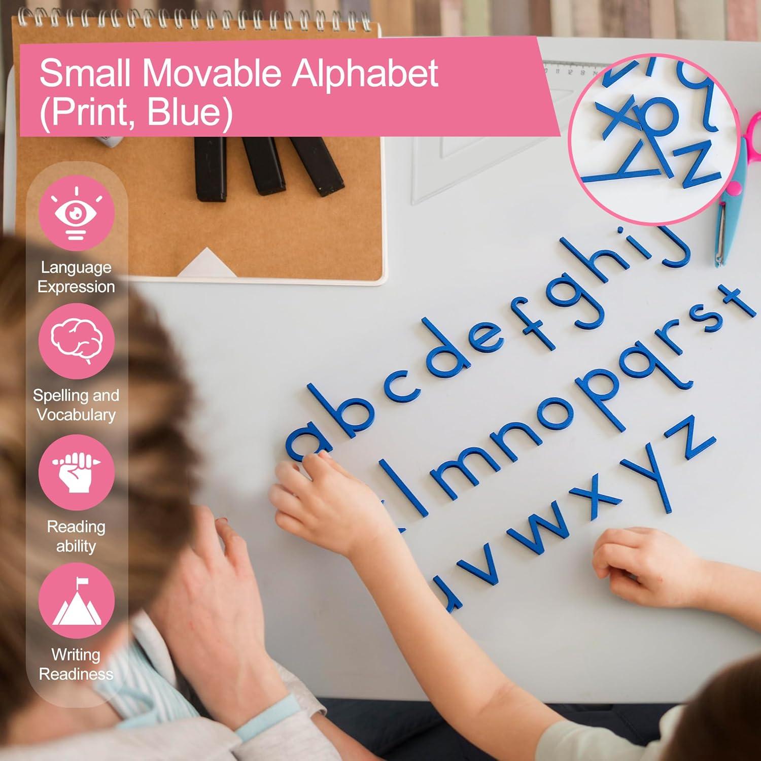 Alfabeto Móvil Montessori Outlet Azul para Niños 3-6 Años