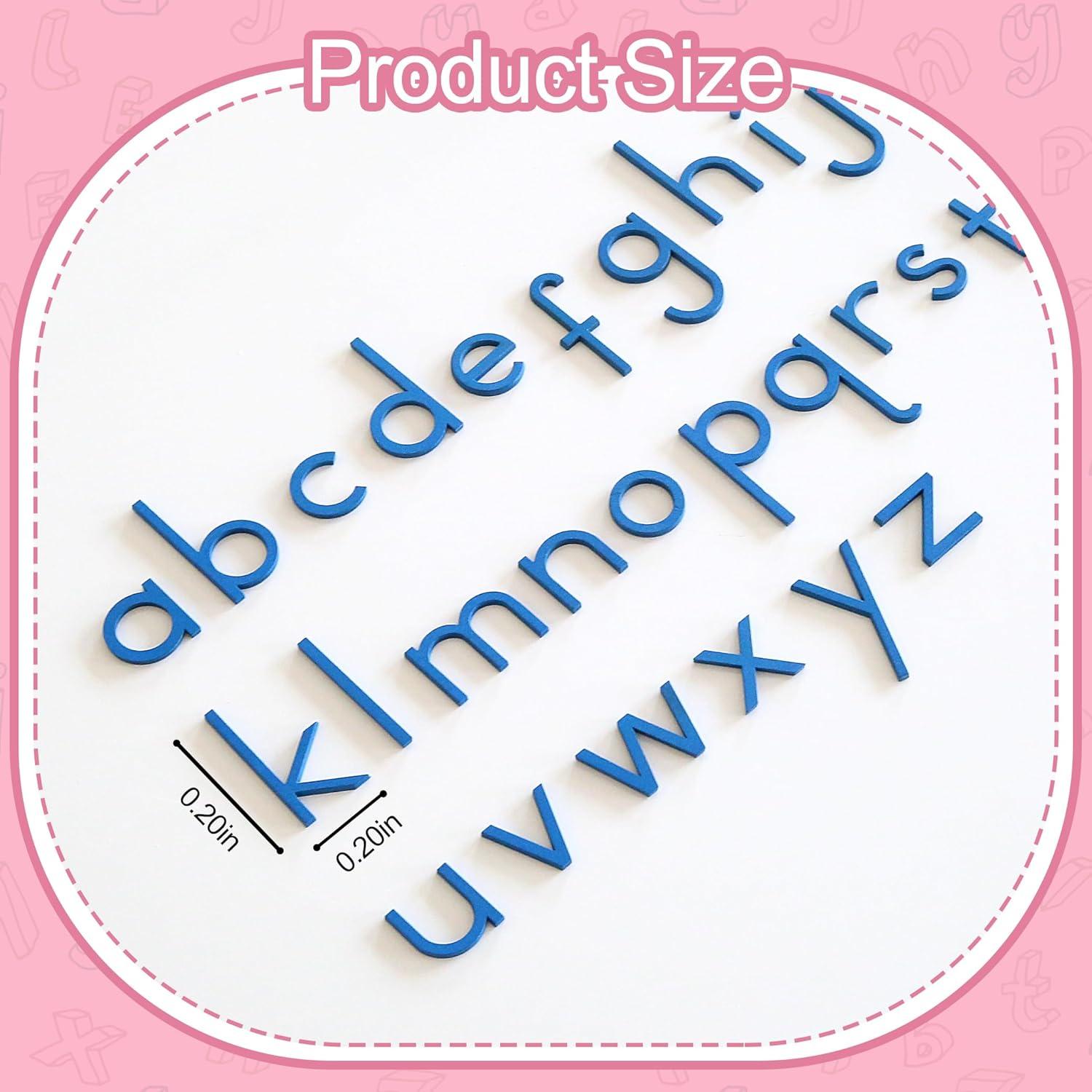 Alfabeto Móvil Montessori Outlet Azul para Niños 3-6 Años