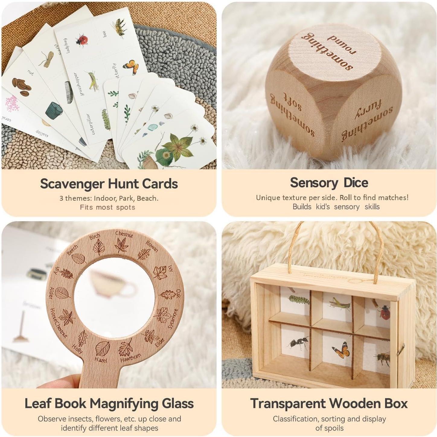 Kit de Búsqueda del Tesoro de Madera Samonyed para Niños 4+