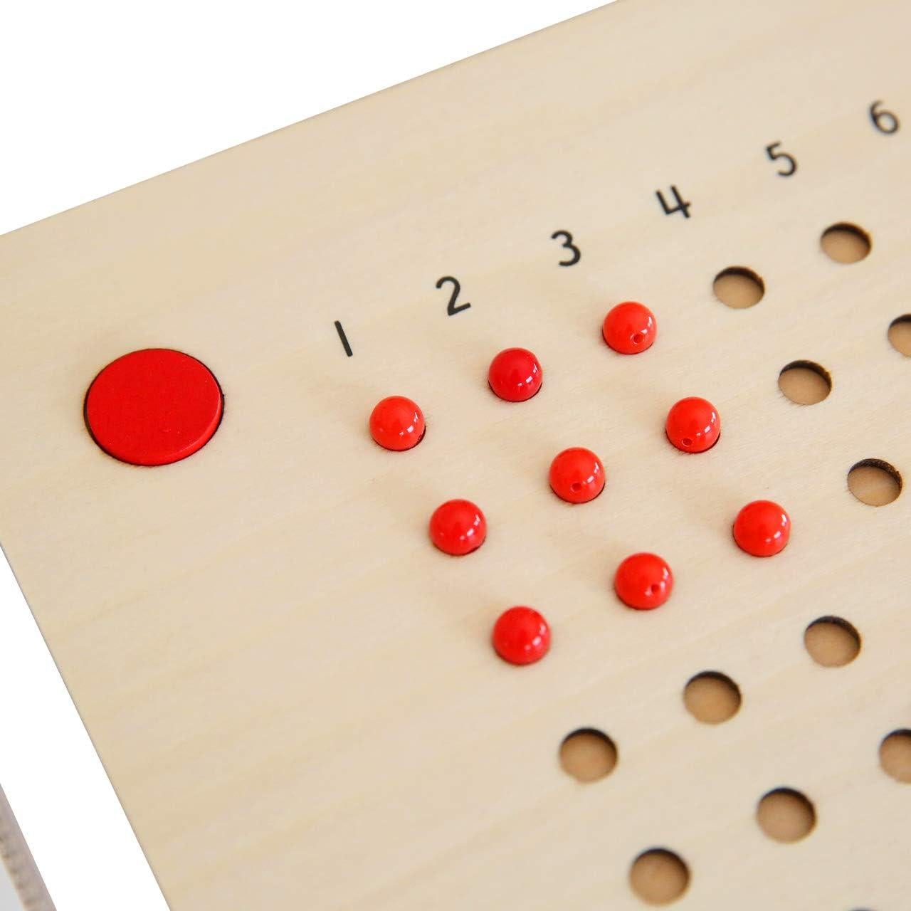 Tablero de Cuentas de Multiplicación Montessori Outlet 25cm