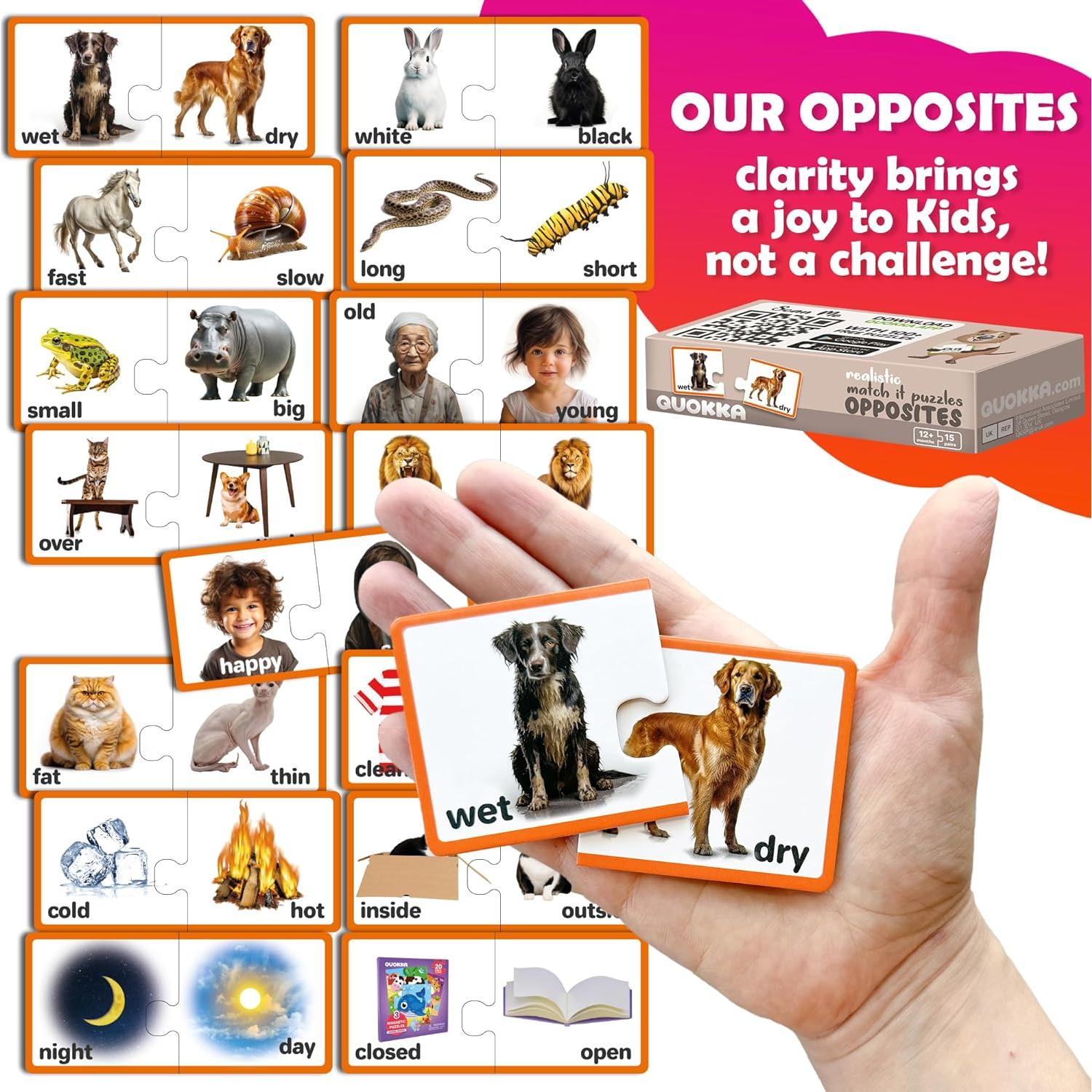 Rompecabezas Educativos QUOKKA 5X para Niños 1-5 Años