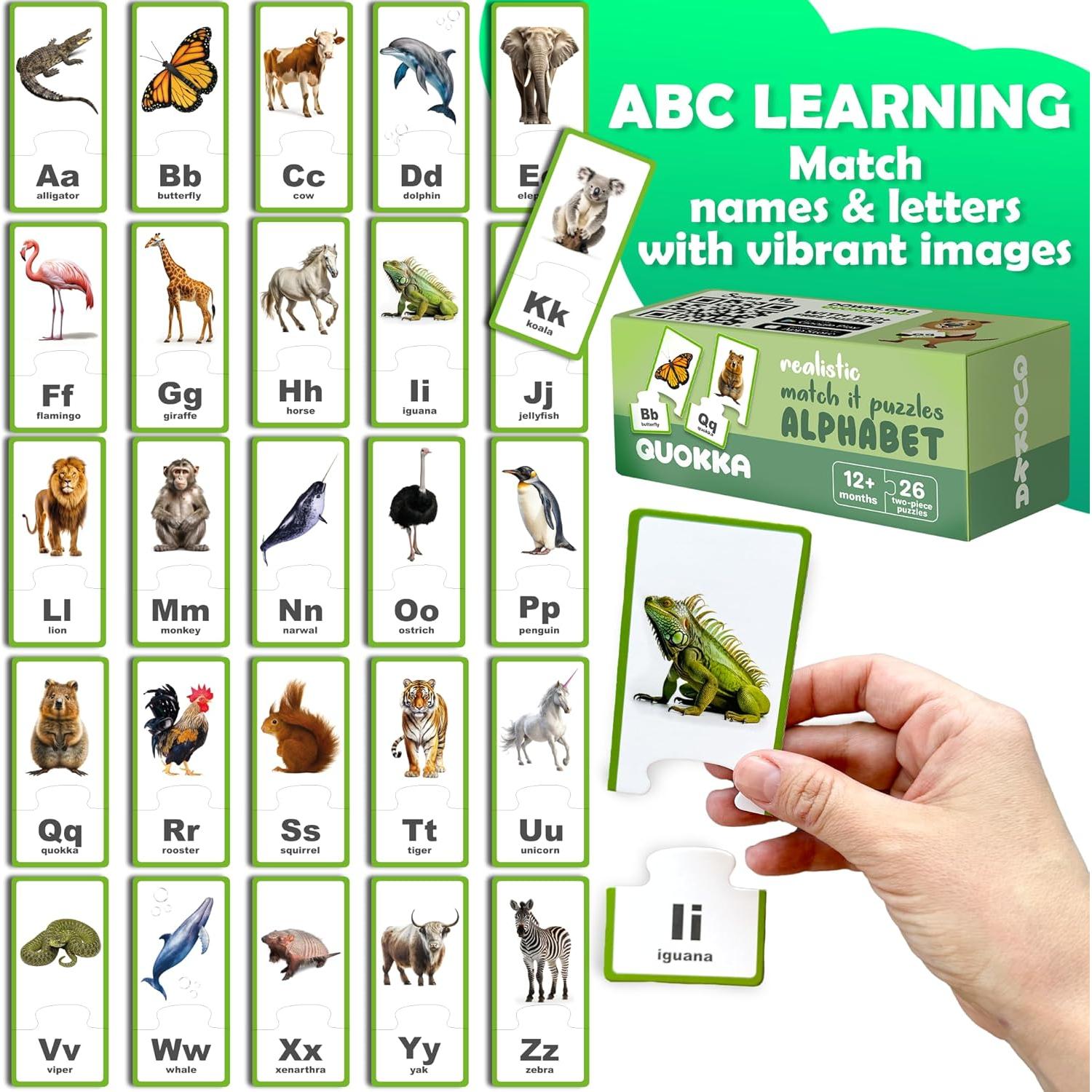 Rompecabezas Educativos QUOKKA 5X para Niños 1-5 Años