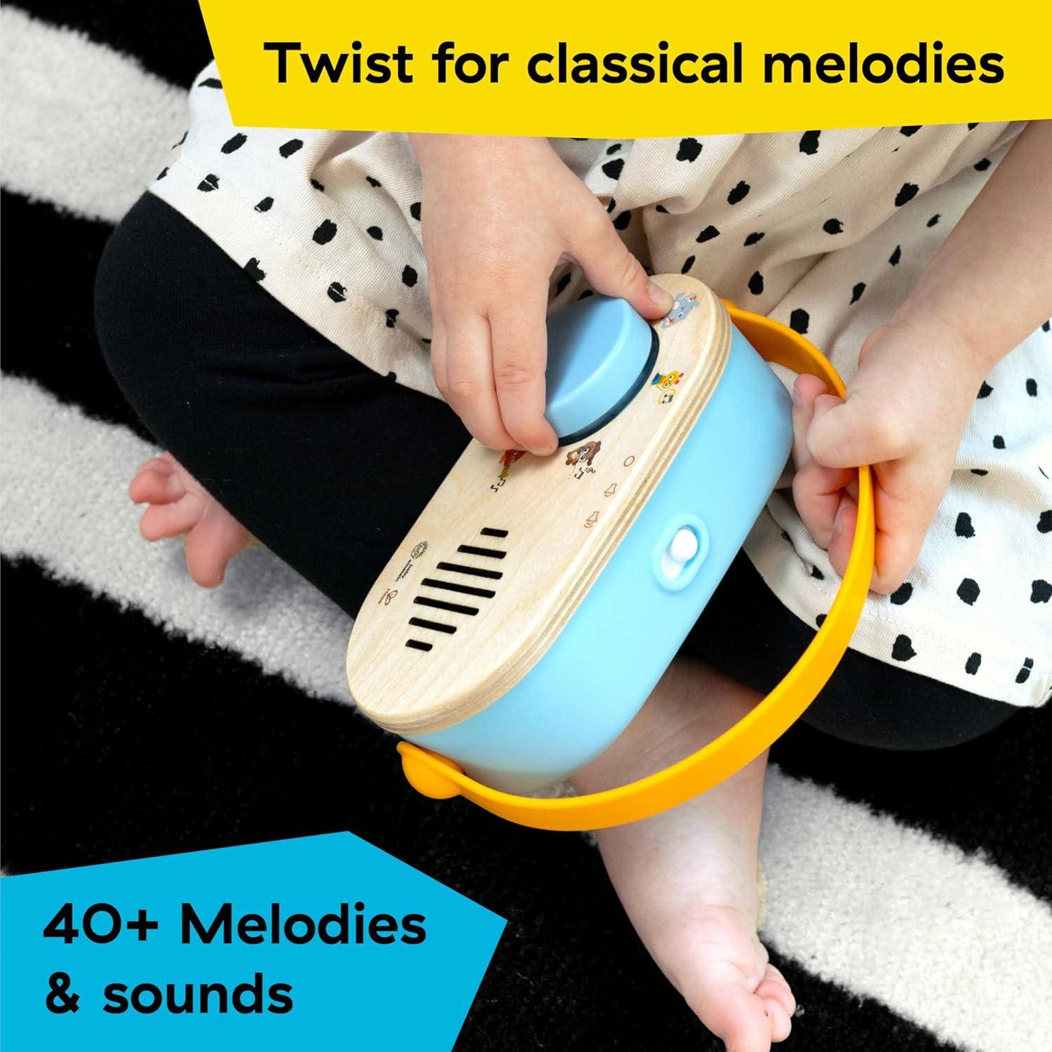 Juguete Musical Baby Einstein Hape Radio de Descubrimiento 16.1x5.4cm