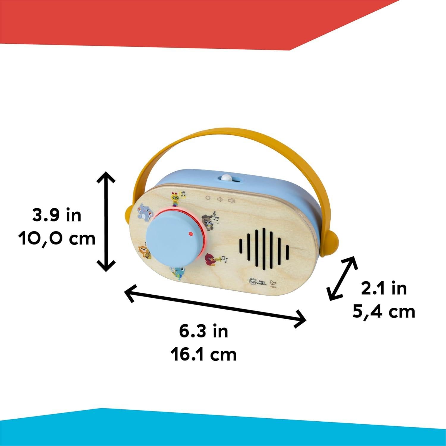 Juguete Musical Baby Einstein Hape Radio de Descubrimiento 16.1x5.4cm