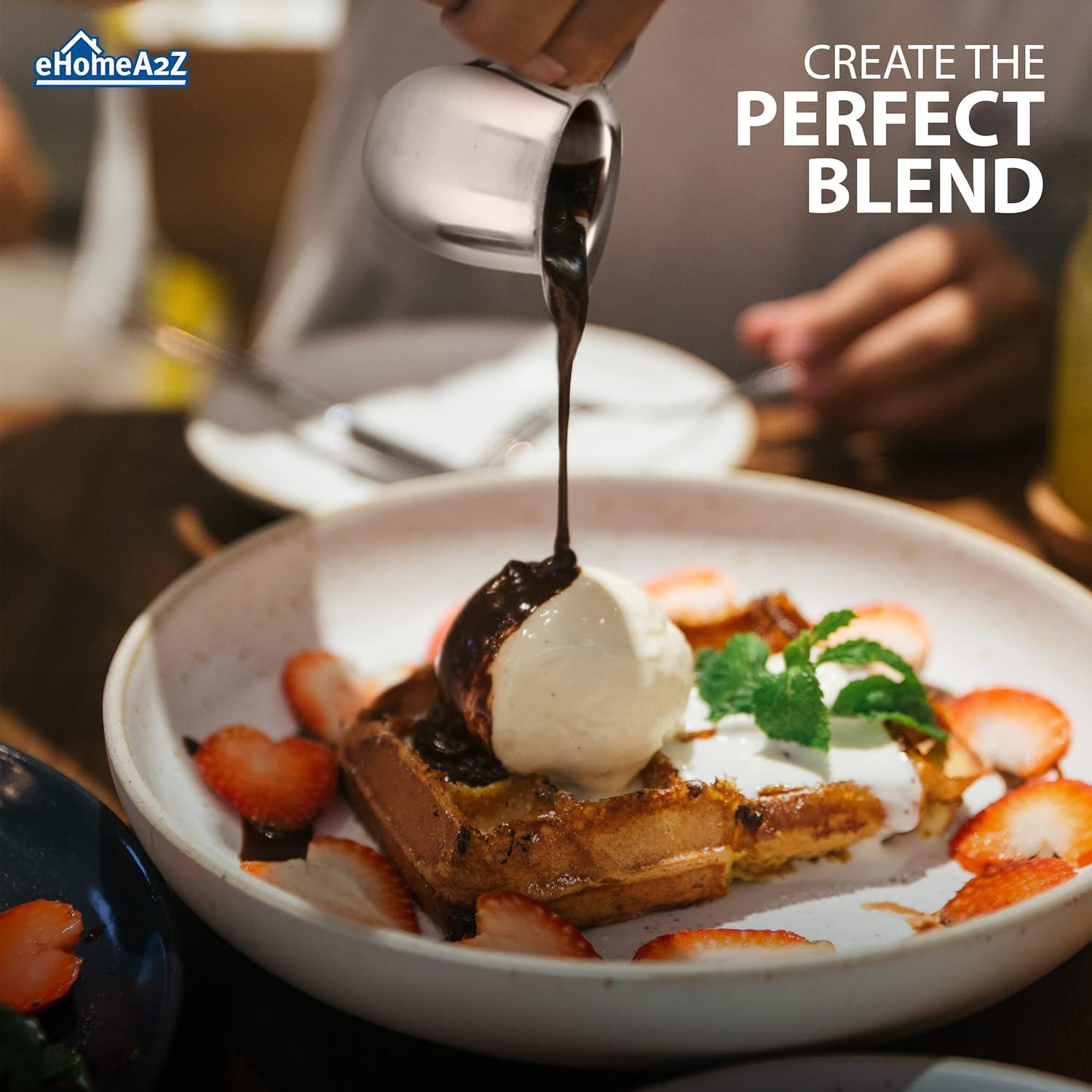 Jarra de Crema Acero Inoxidable EHOMEA2Z 85 g - Set de 2