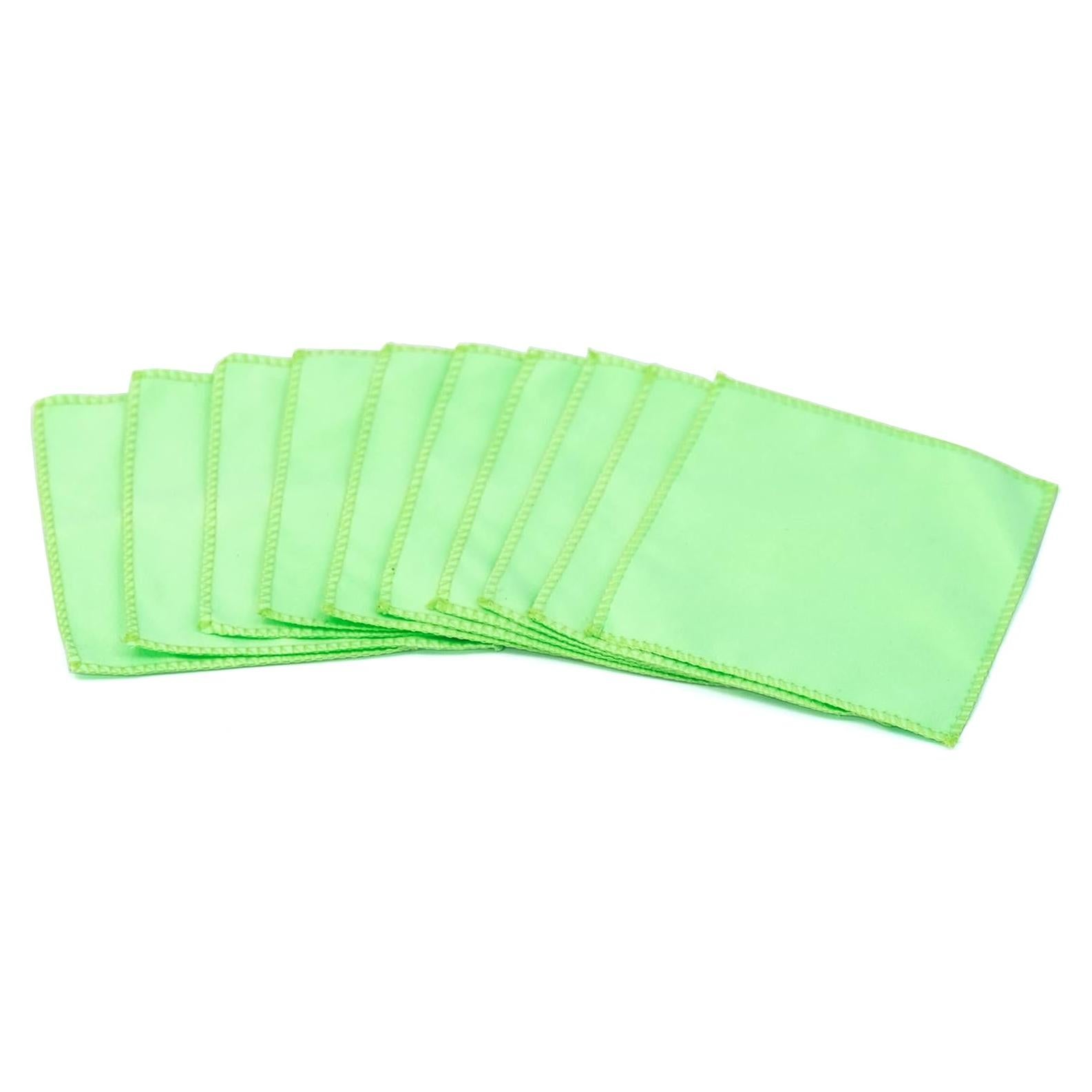Paquete de 10 Paños de Pulido Kiddison Verde 11.5cm