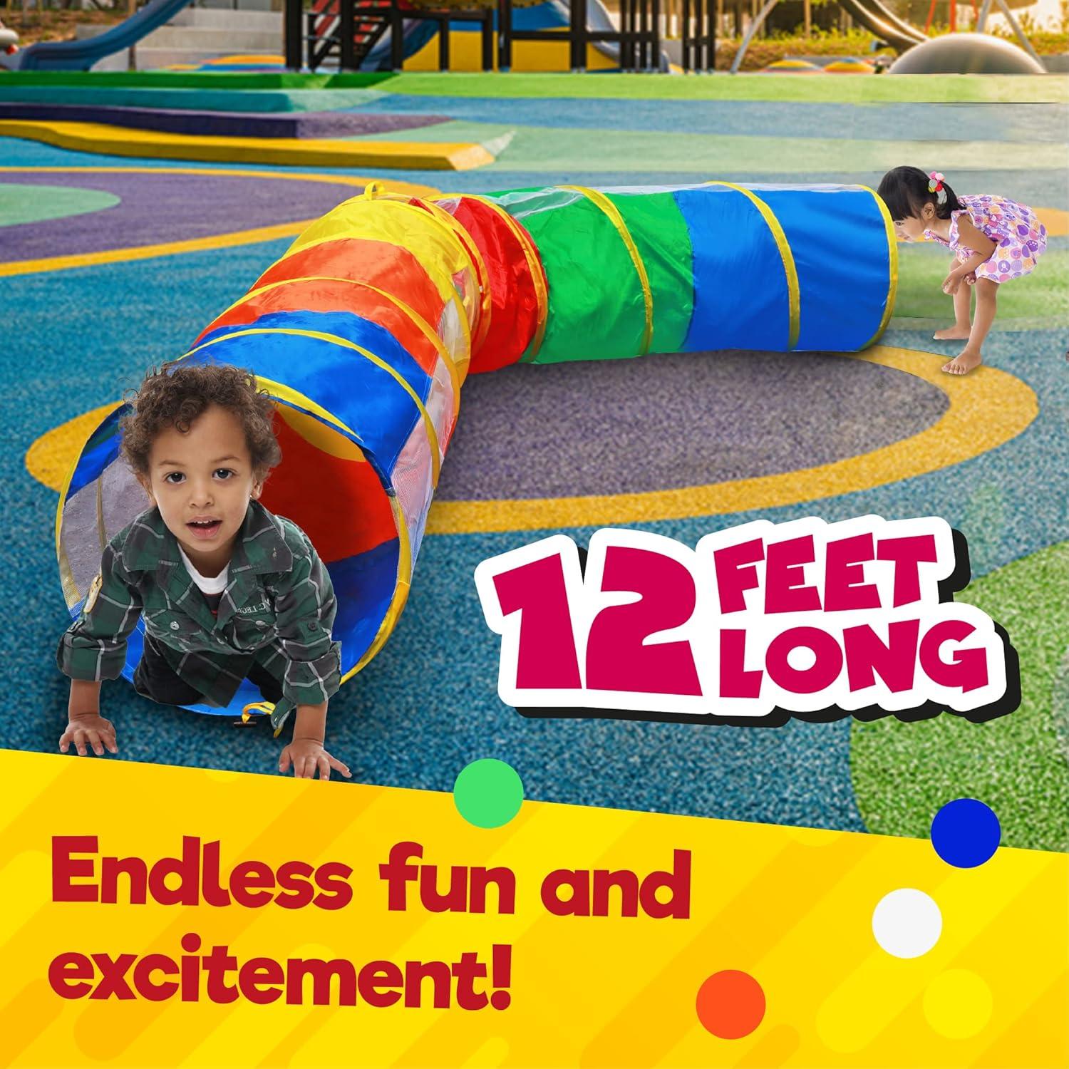 Túnel de Juego Plegable Hide N Side 2 Paquete 1.83m