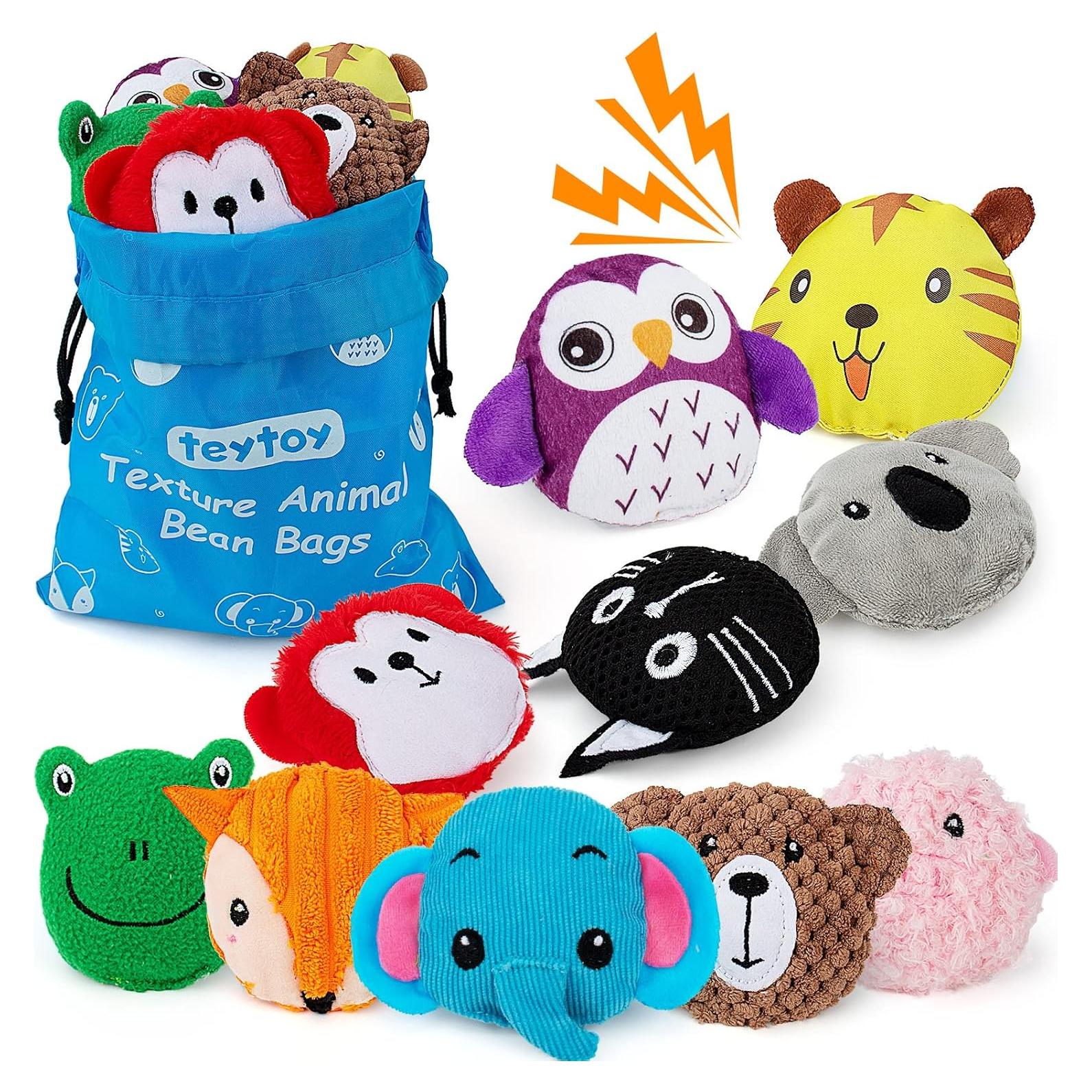 Bolsa de Frijoles Sensorial para Niños 10 Piezas - teytoy