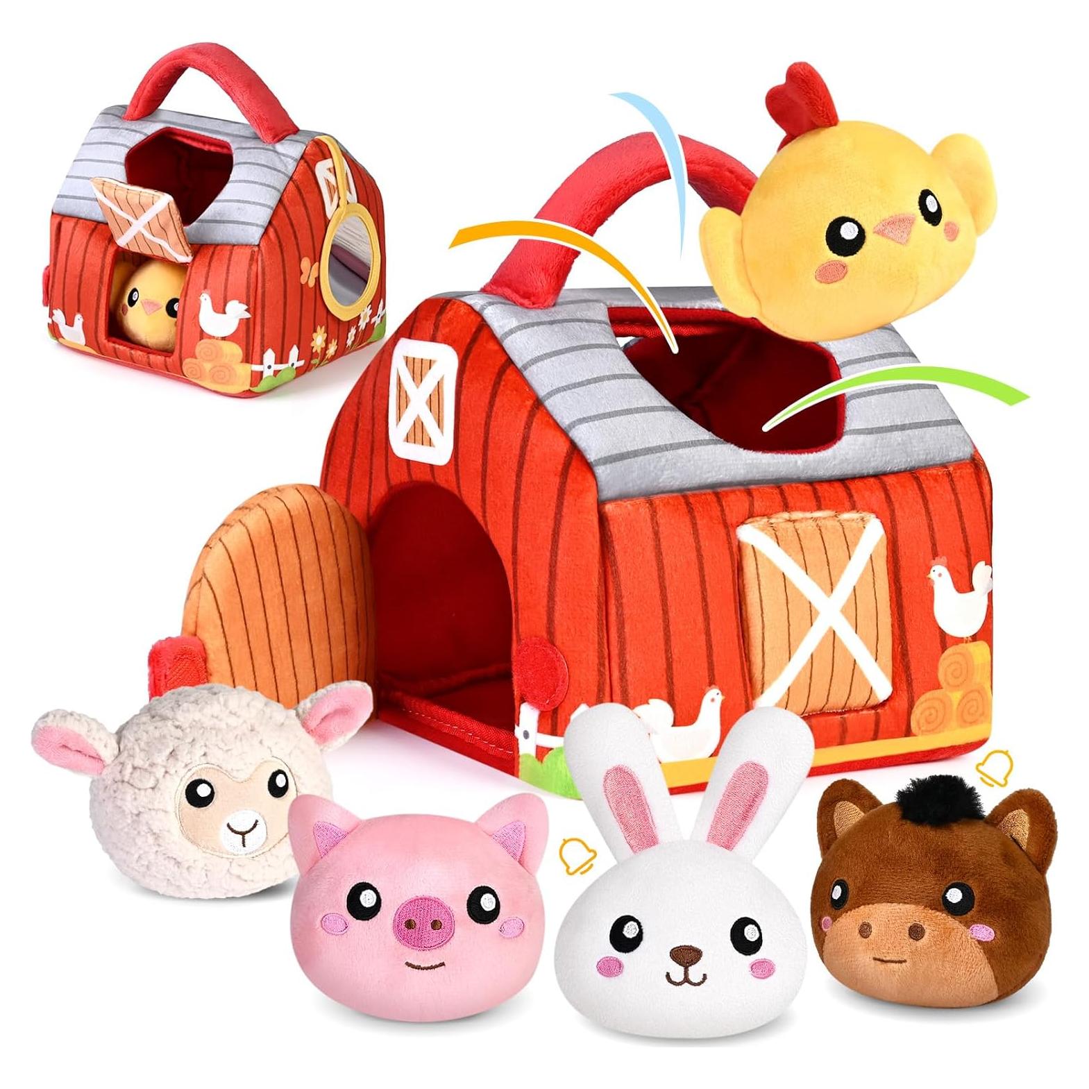 Set de Juguetes de Peluche KMUYSL para Bebés 0-12 Meses