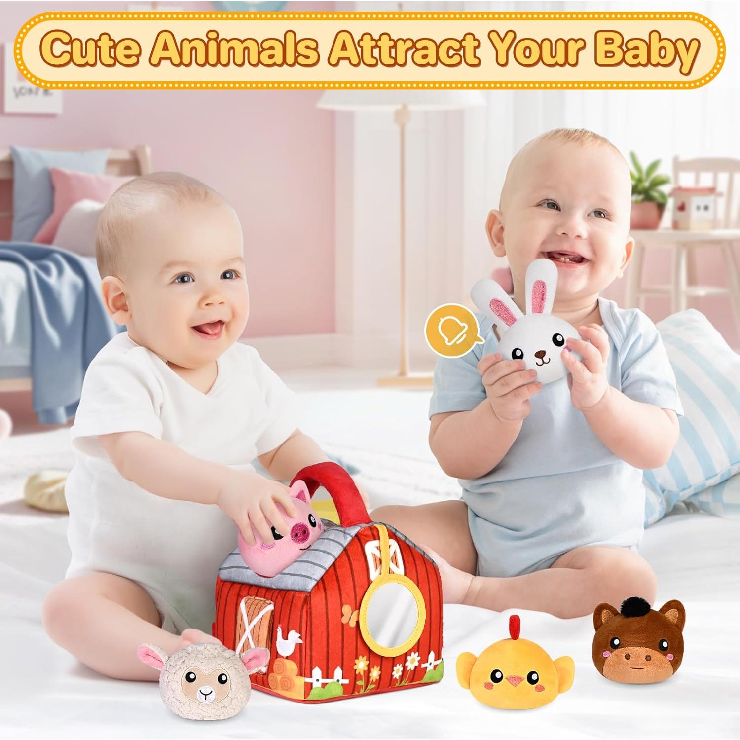 Set de Juguetes de Peluche KMUYSL para Bebés 0-12 Meses