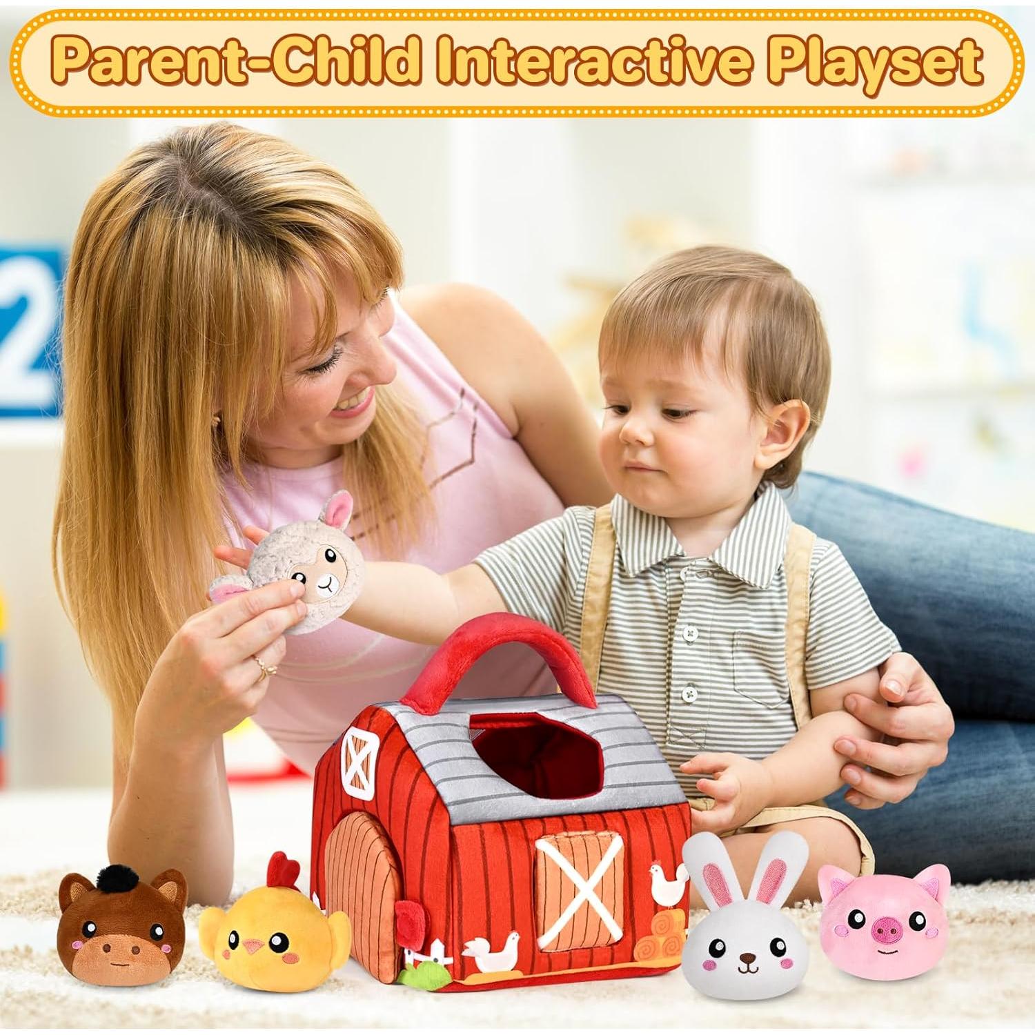 Set de Juguetes de Peluche KMUYSL para Bebés 0-12 Meses