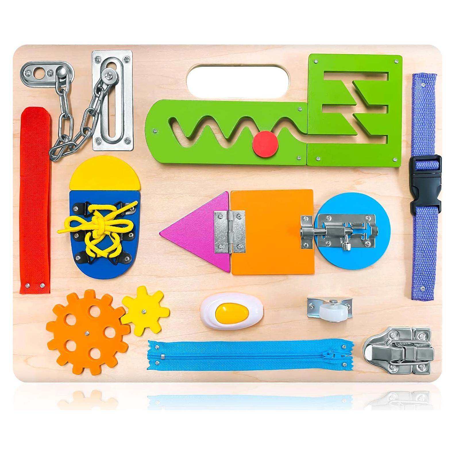 Tablero Ocupado Montessori ABERLLS para Niños 1-3 Años