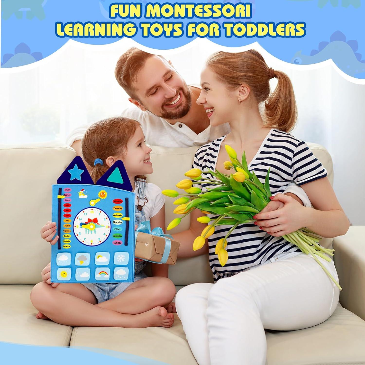 Tablero Ocupado Montessori Dinosaurios Oirtmiu 33x30.5cm