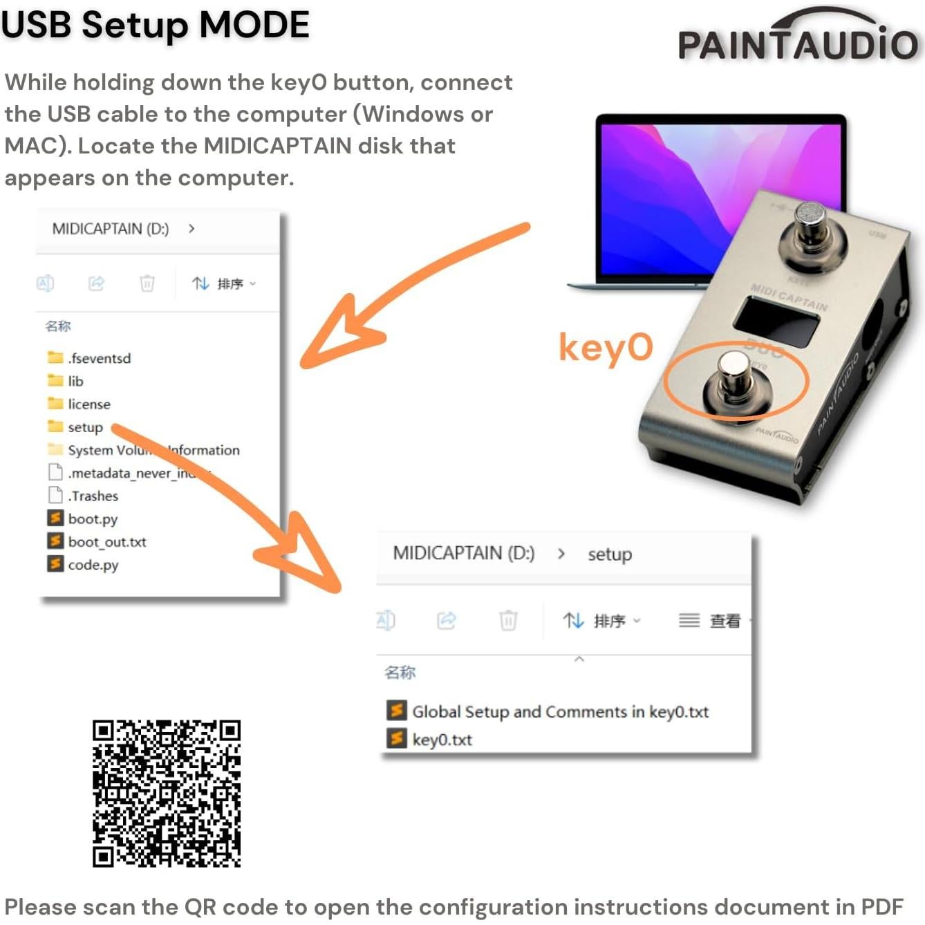 Controlador de pie MIDI Paint Audio Captain DUO USB-MIDI