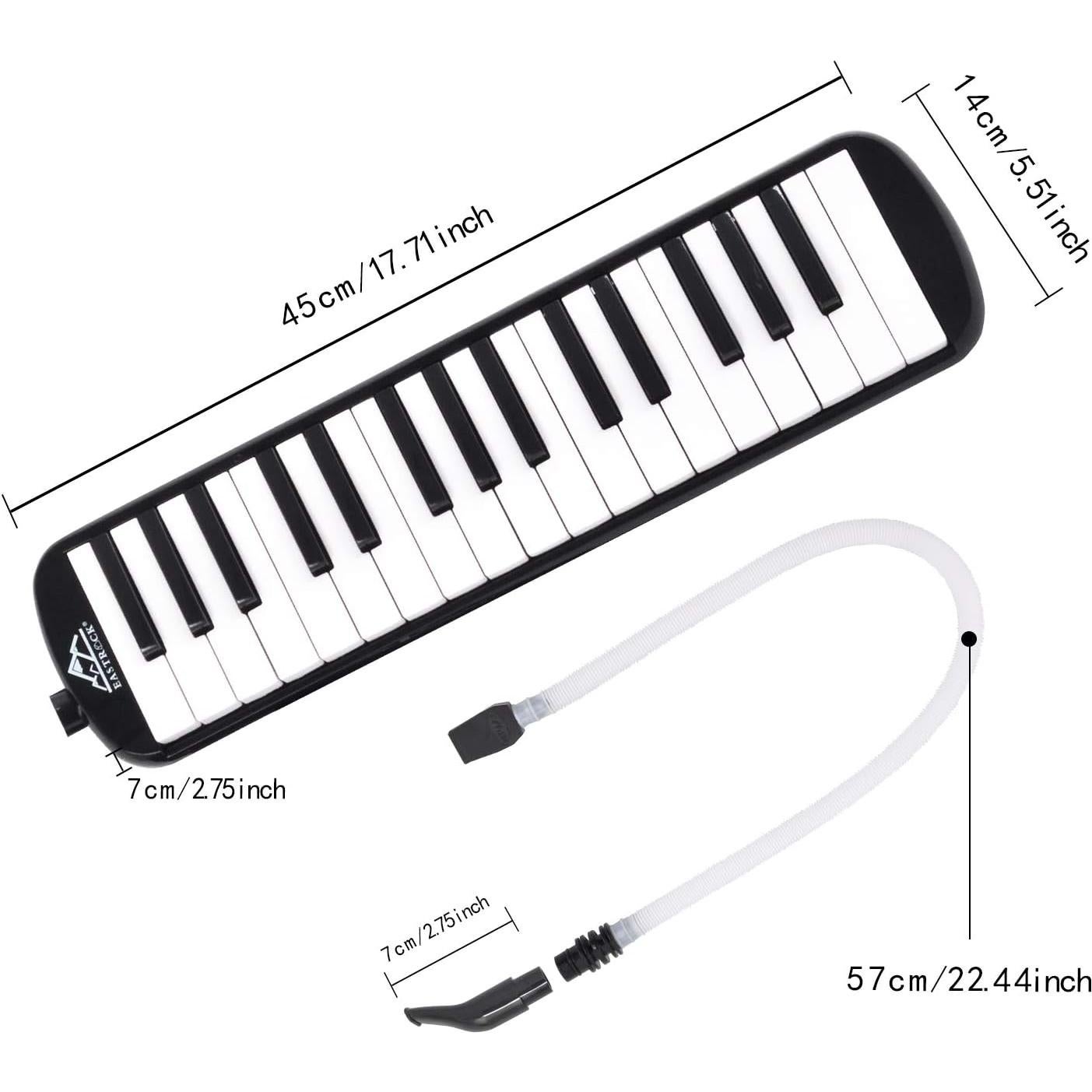 Melodica Eastrock 32 Teclas Soprano con Bolsa y Boquillas