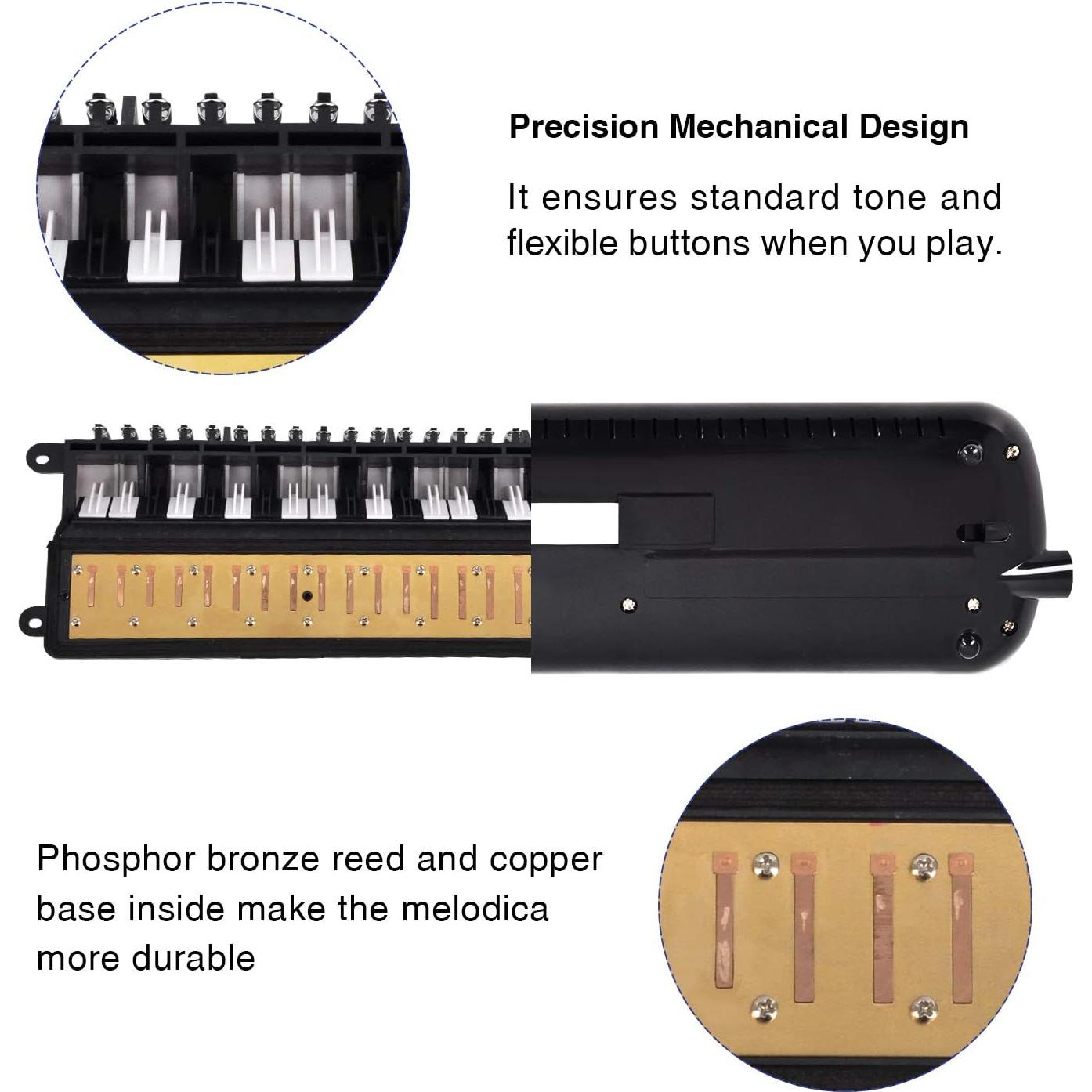 Melodica Eastrock 32 Teclas Soprano con Bolsa y Boquillas