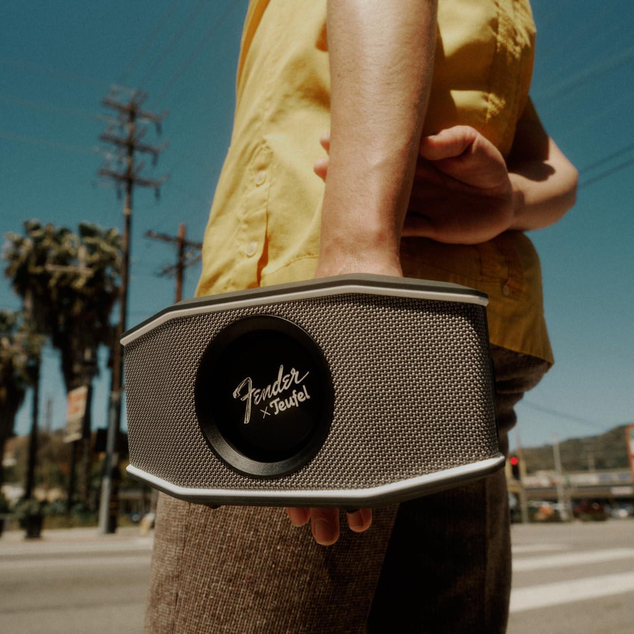 Altavoz Bluetooth Fender x Teufel ROCKSTER GO 2 - Impermeable, 28h Batería