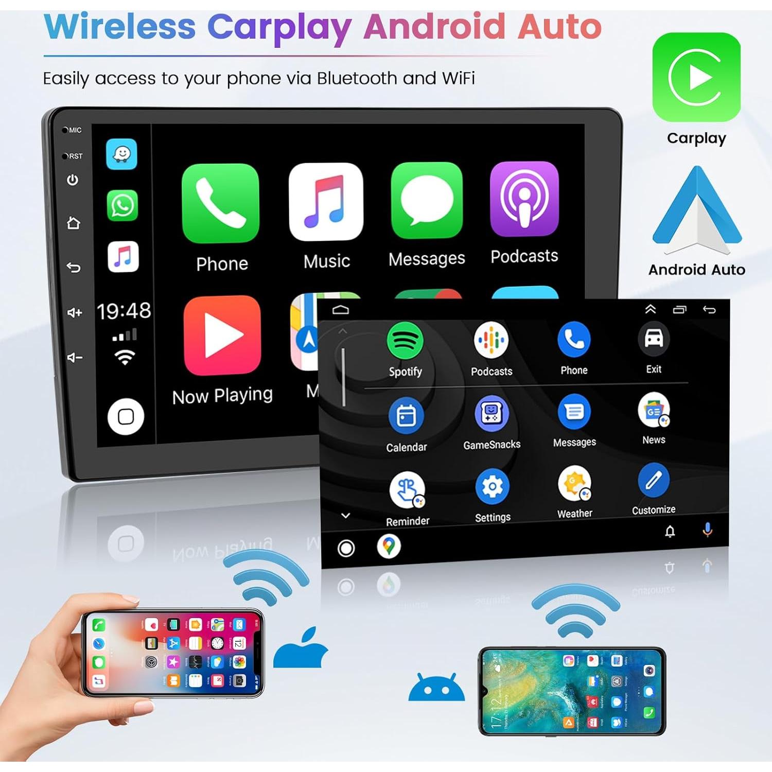 Estéreo de Coche Android Hikity 9" 64GB para Toyota RAV4 2007-2011