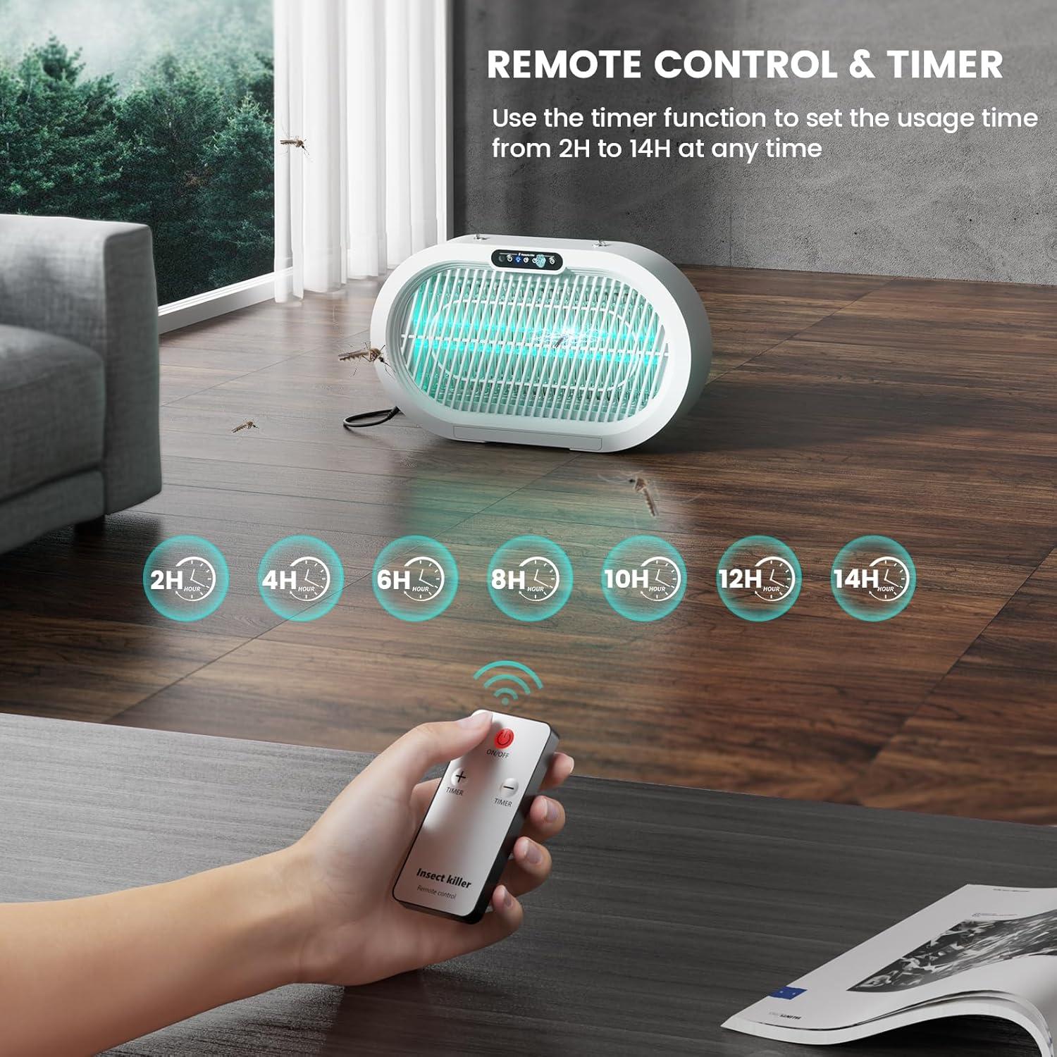 Zapper de Insectos Minimoon IKI-510AE Blanco 195 m² Control Remoto