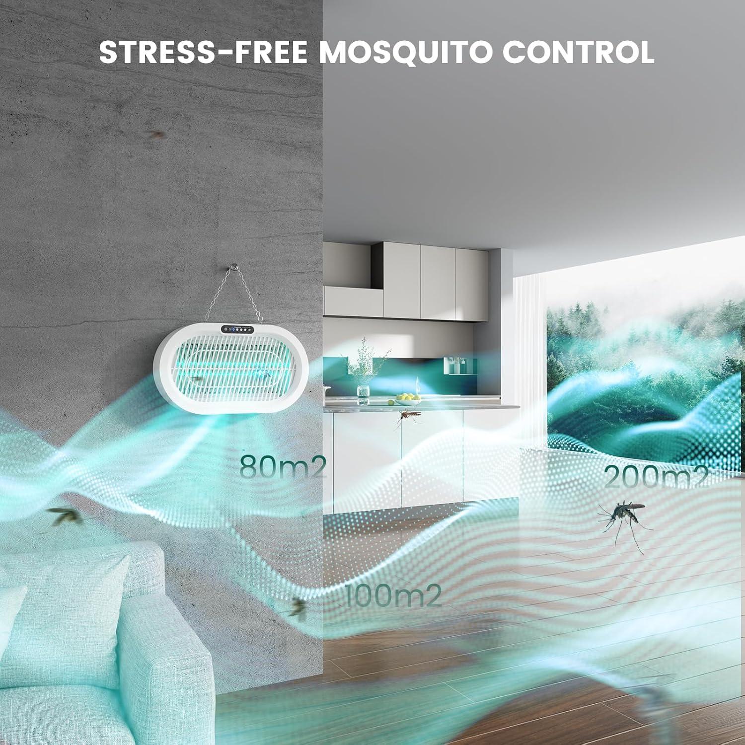 Zapper de Insectos Minimoon IKI-510AE Blanco 195 m² Control Remoto