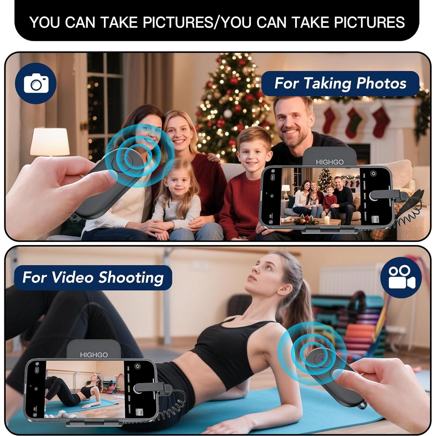 Control Remoto y Soporte Plegable para Kindle Paperwhite - Negro