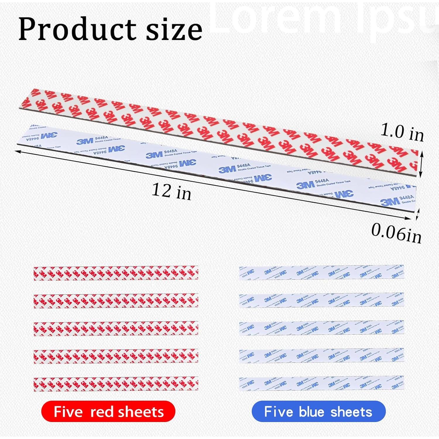Paquete de 10 cintas magnéticas 3M 30.48cm x 2.54cm NIUBIKLUS