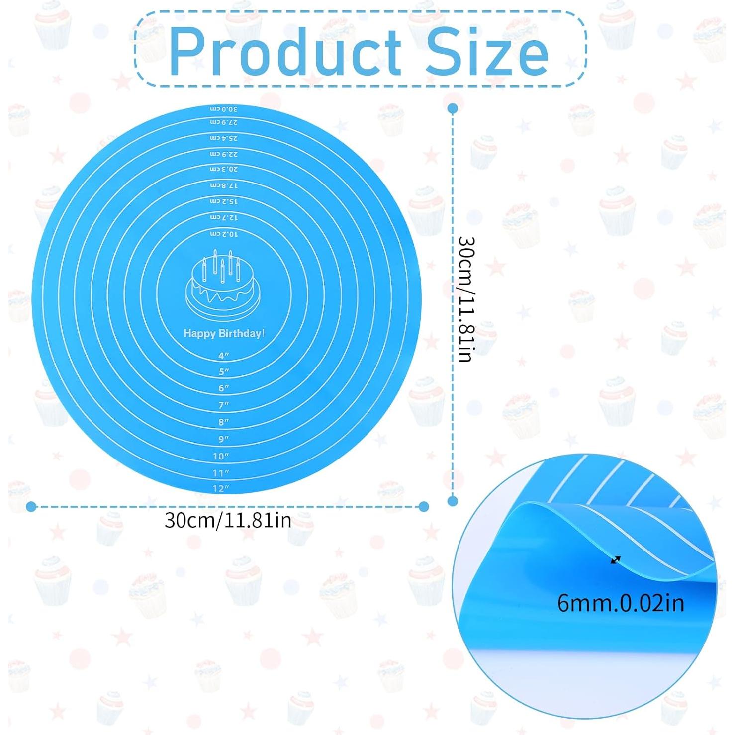 Alfombrilla de Silicona KALIONE 30 cm Redonda Antiadherente