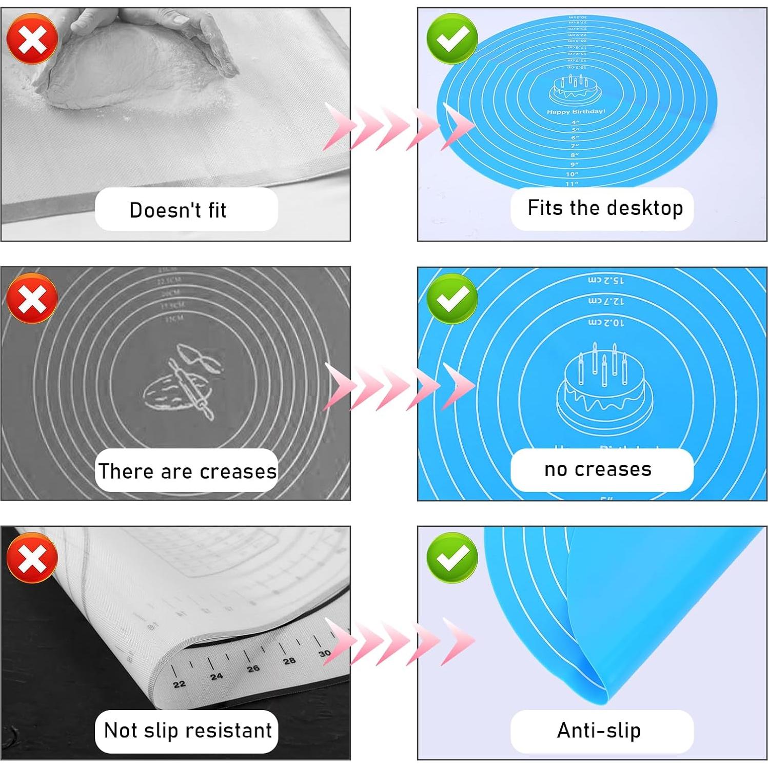 Alfombrilla de Silicona KALIONE 30 cm Redonda Antiadherente