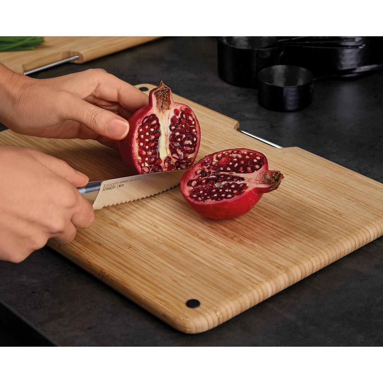 Conjunto de 3 Tablas de Cortar de Bambú Joseph Joseph con Estuche