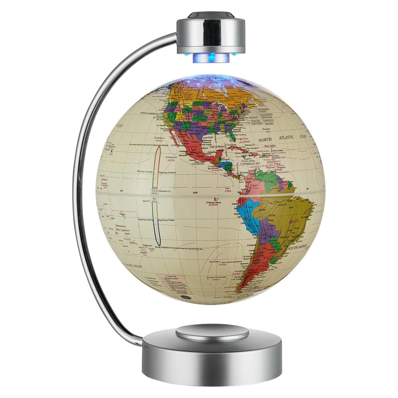 Globo de Levitación Magnética NBWANWEI 20 cm LED Táctil