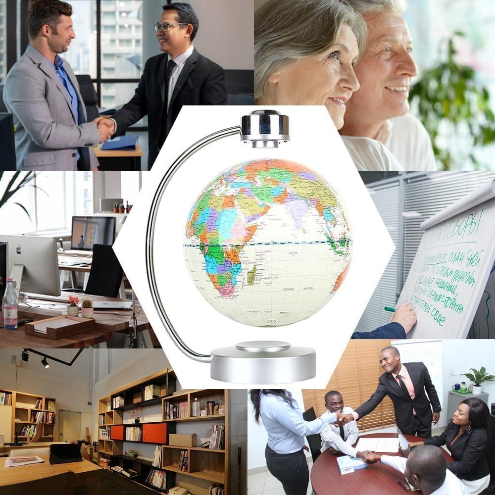 Globo de Levitación Magnética NBWANWEI 20 cm LED Táctil