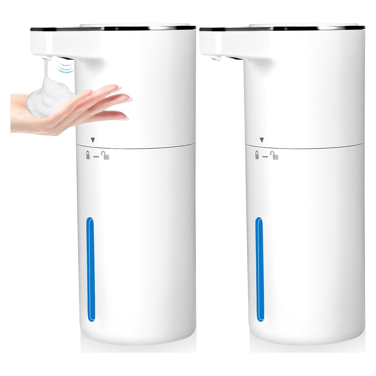 Dispensador de Jabón Espumoso Automático VZZNN 400ml Blanco 2 Paquete