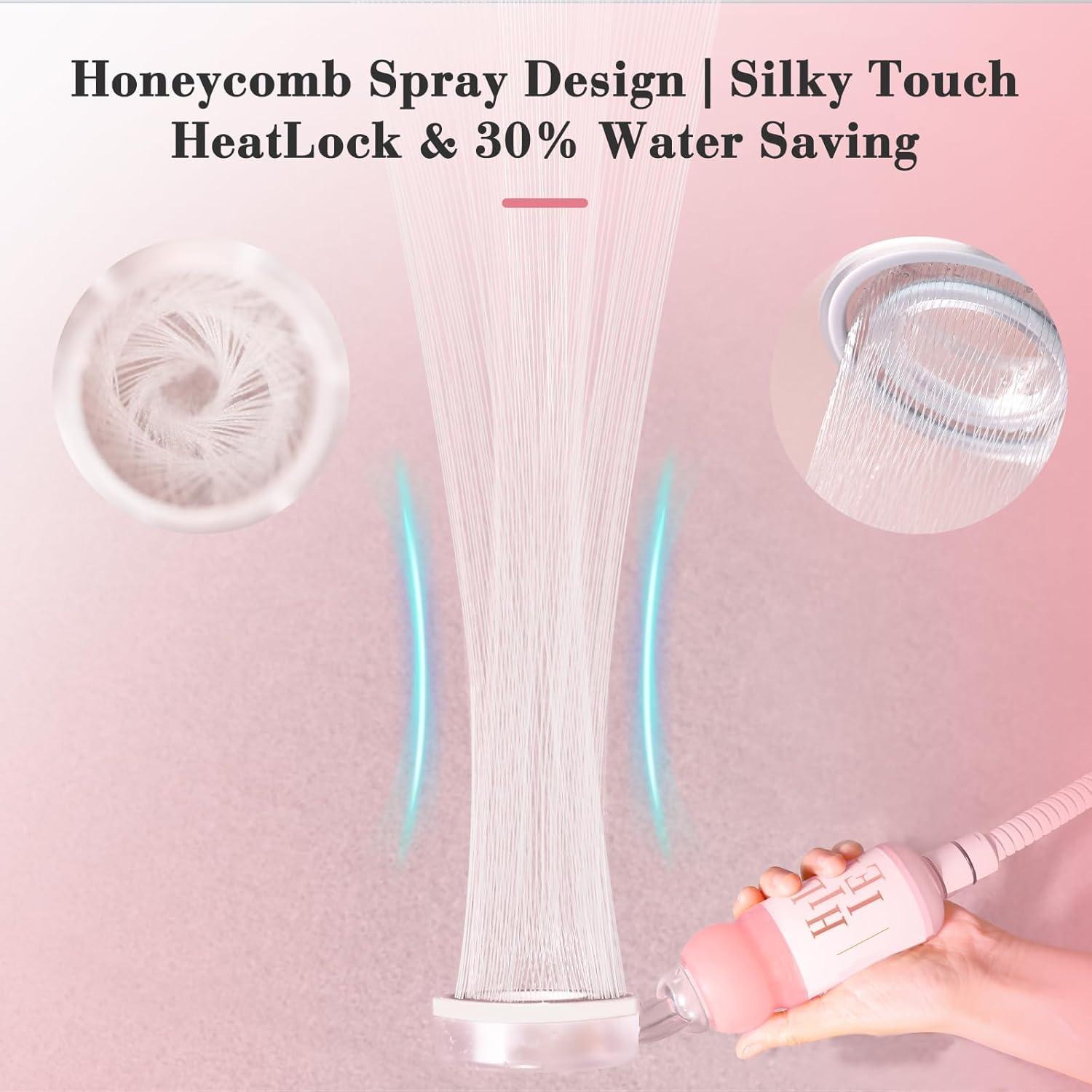 Cabezal de Ducha Filtrado HILLIEN con Vitamina C y Aromaterapia