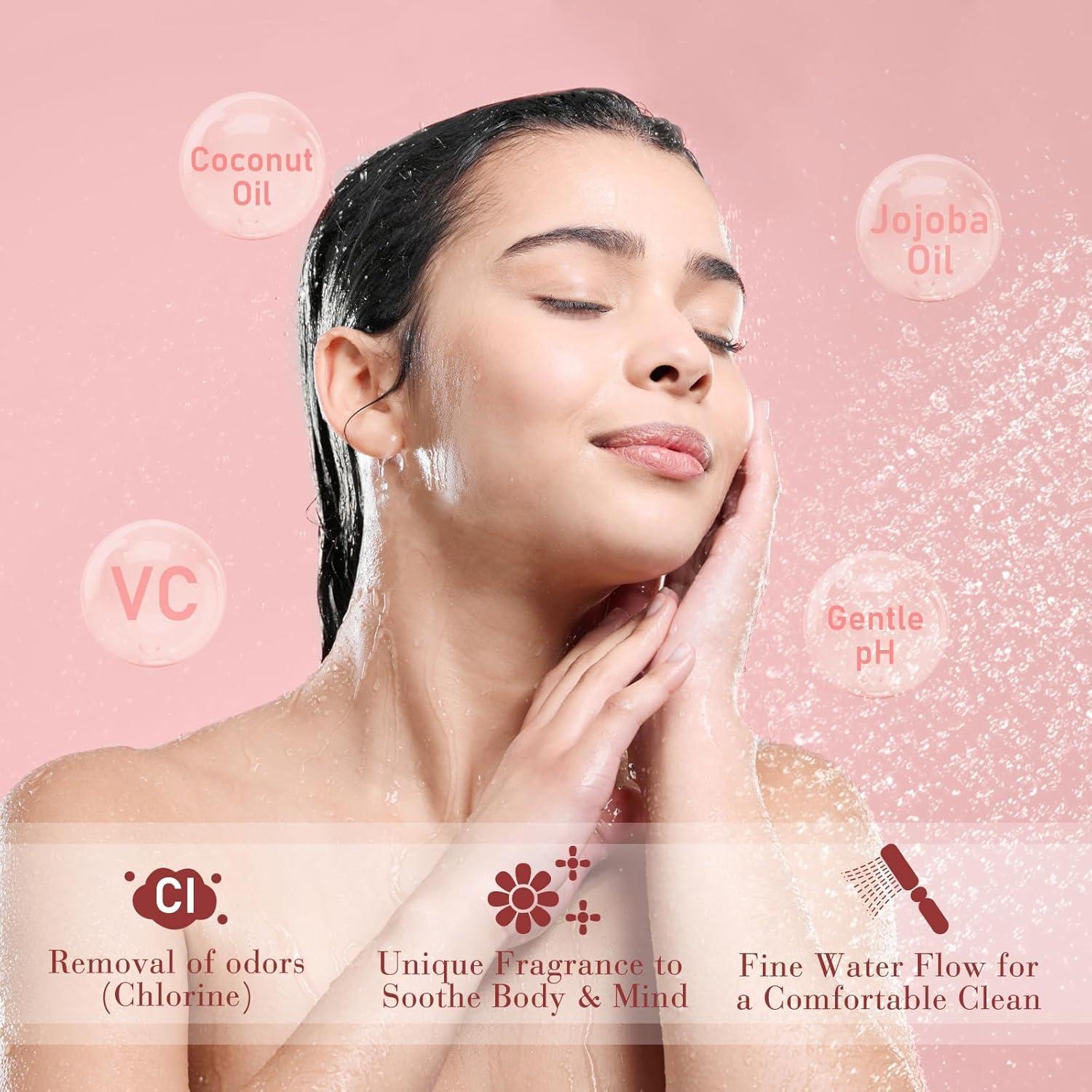 Cabezal de Ducha Filtrado HILLIEN con Vitamina C y Aromaterapia