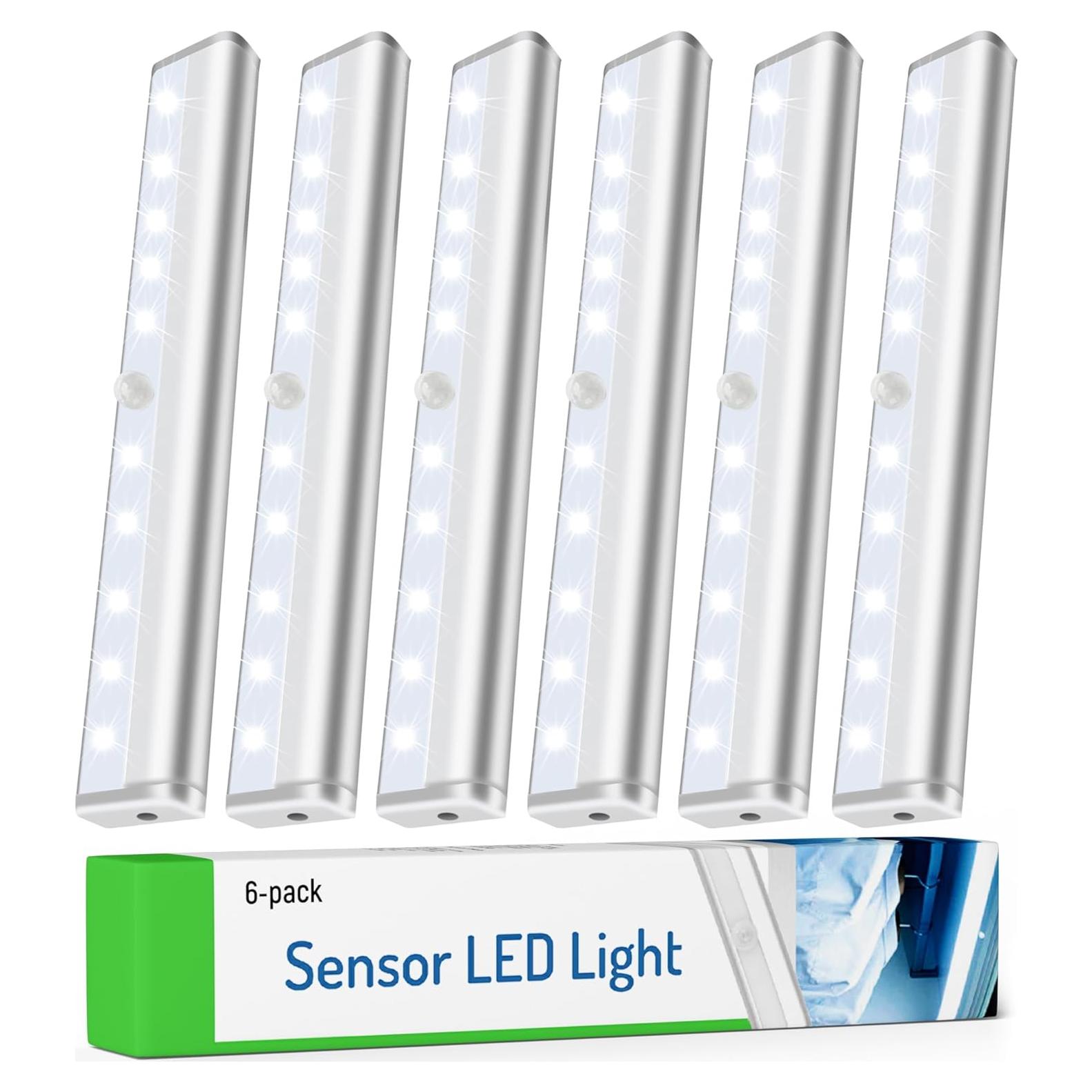 Luces LED con Sensor de Movimiento Molrebe - Paquete de 6