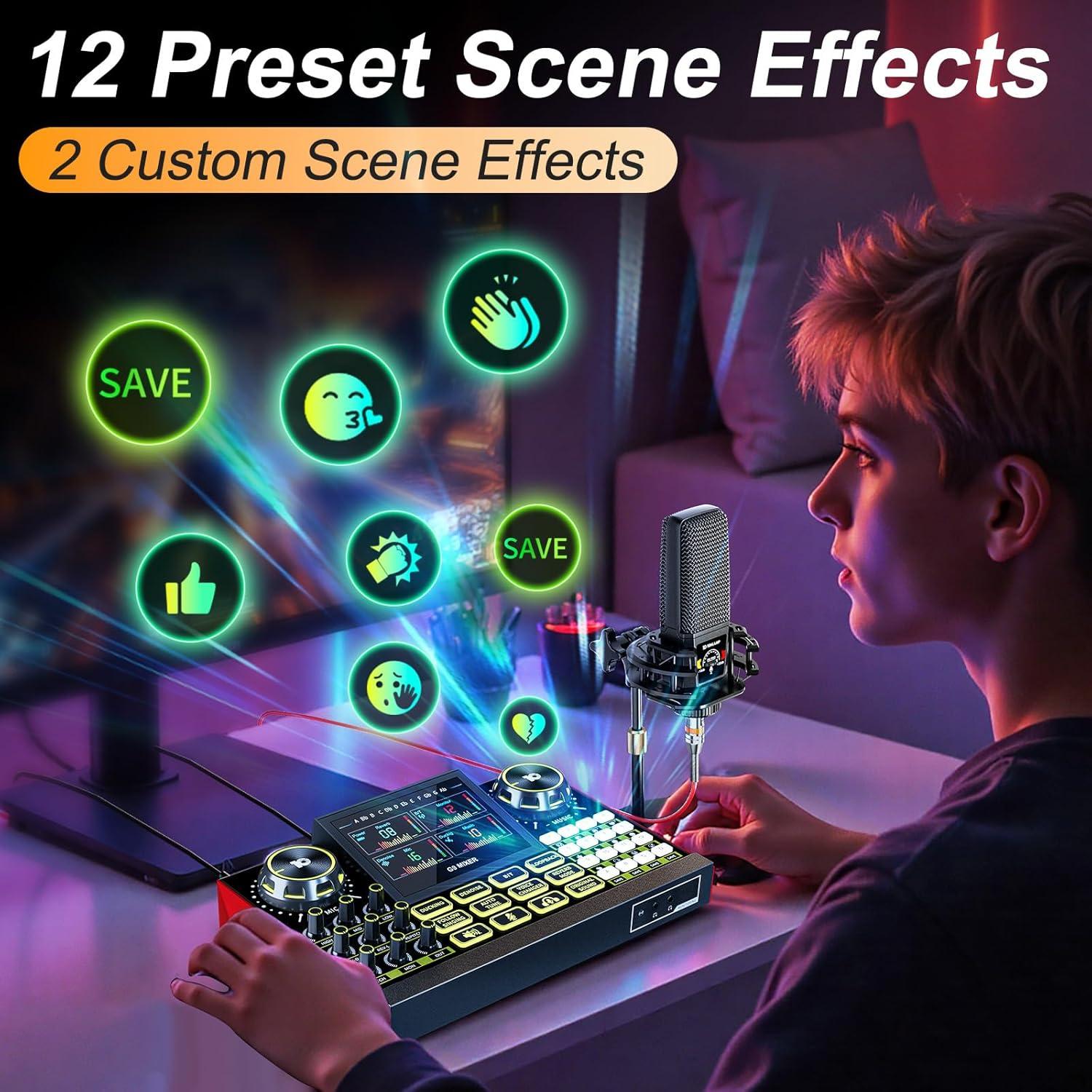 Paquete de Mezclador de Audio G9-PKPRO con Micrófono 3.5mm