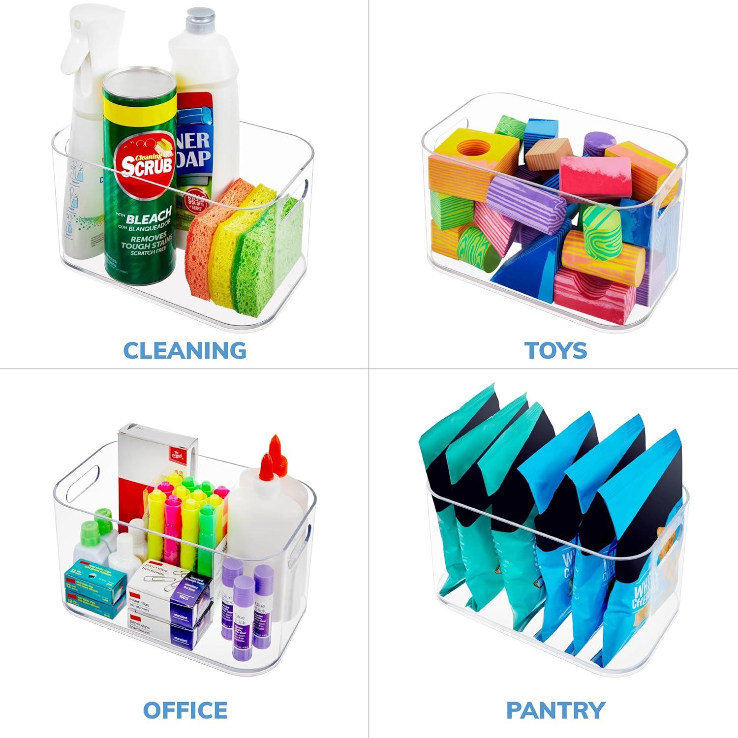 Organizador de Despensa Abierto STORi 24.4x14.6 cm Plástico Claro