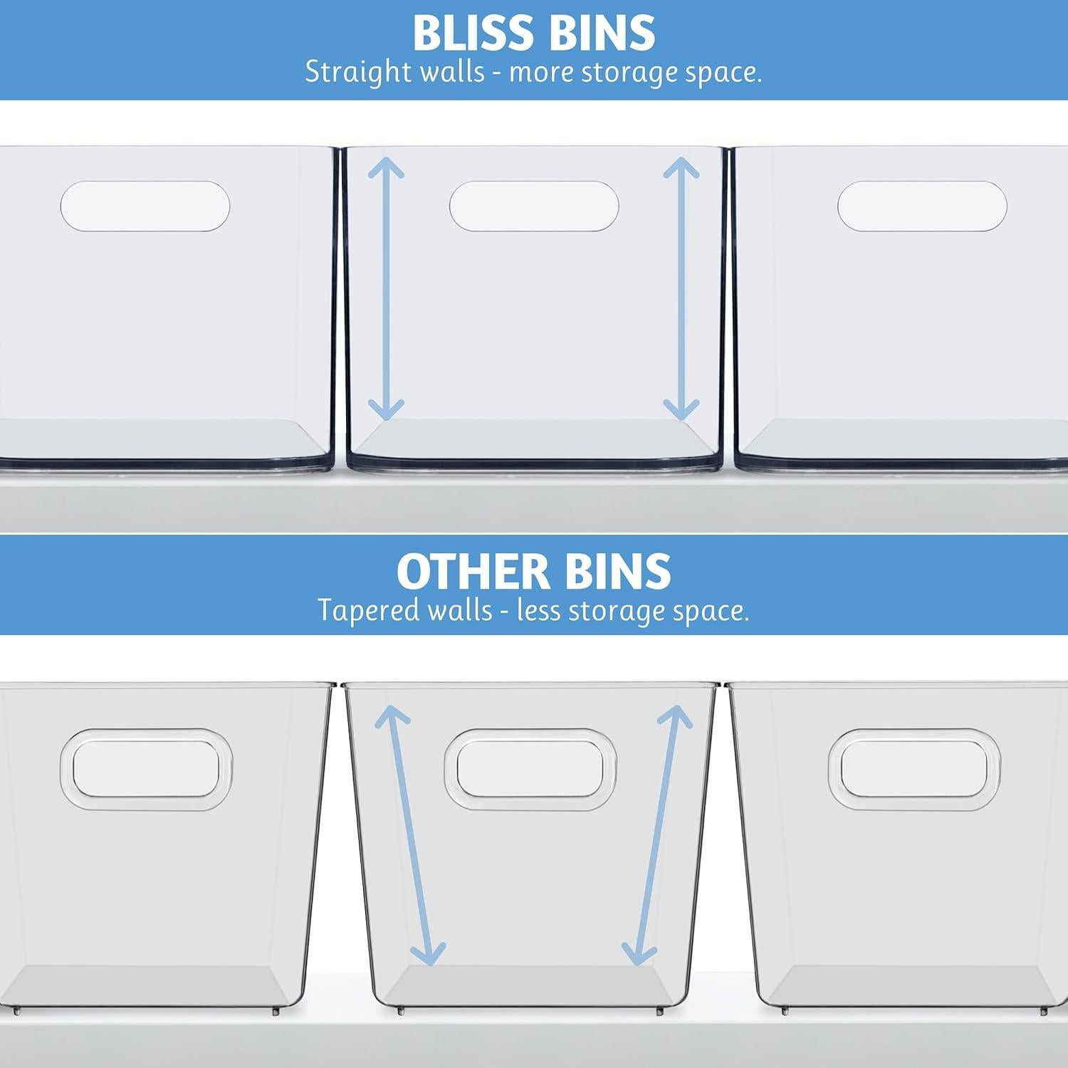 Organizador de Despensa Abierto STORi 24.4x14.6 cm Plástico Claro