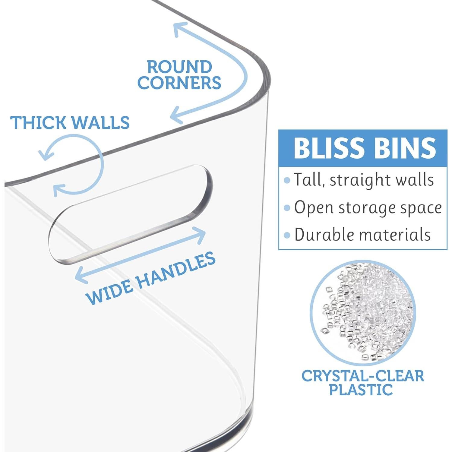 Organizador de Despensa Abierto STORi 24.4x14.6 cm Plástico Claro