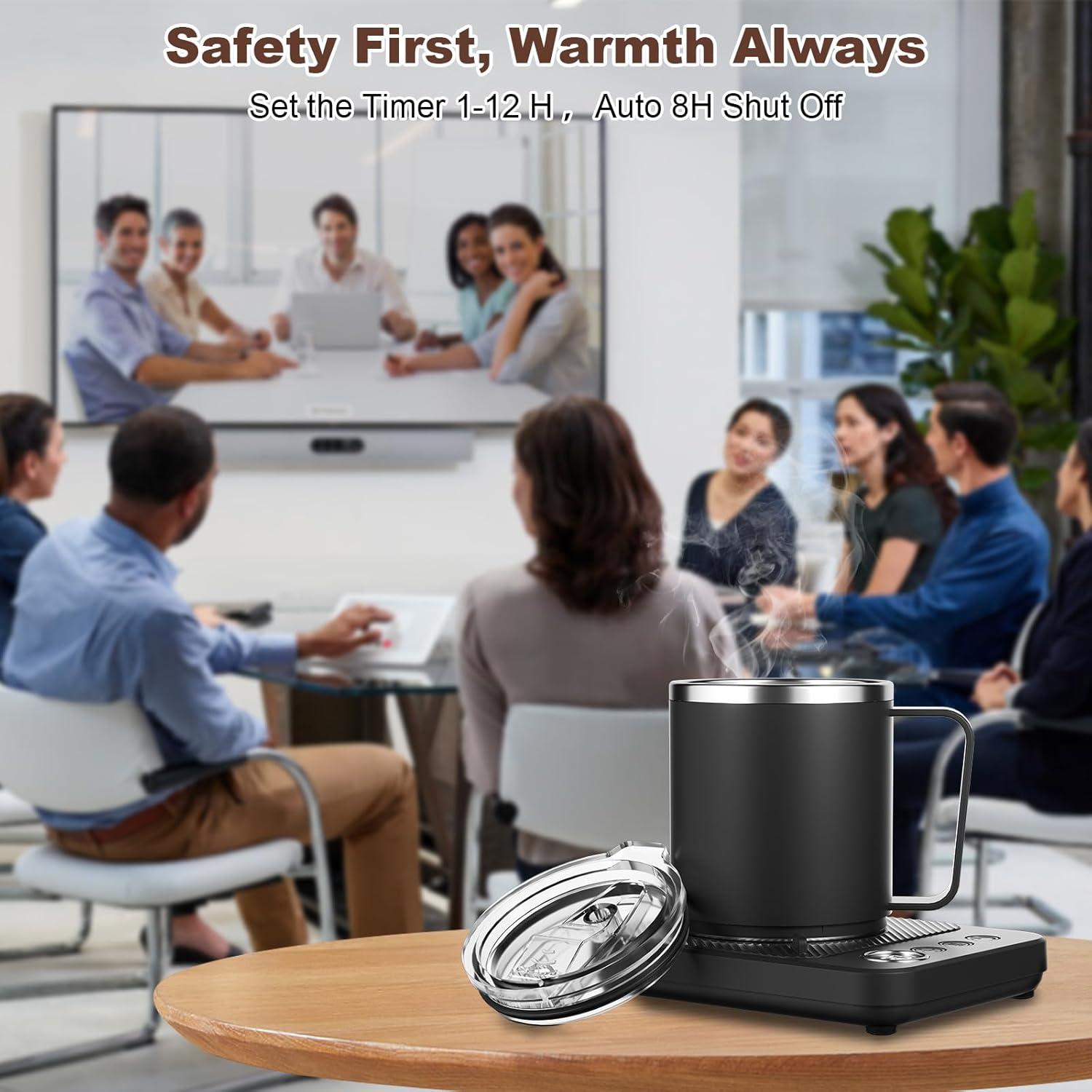 Calentador de Tazas Eléctrico Felibeaco 36W con Temporizador