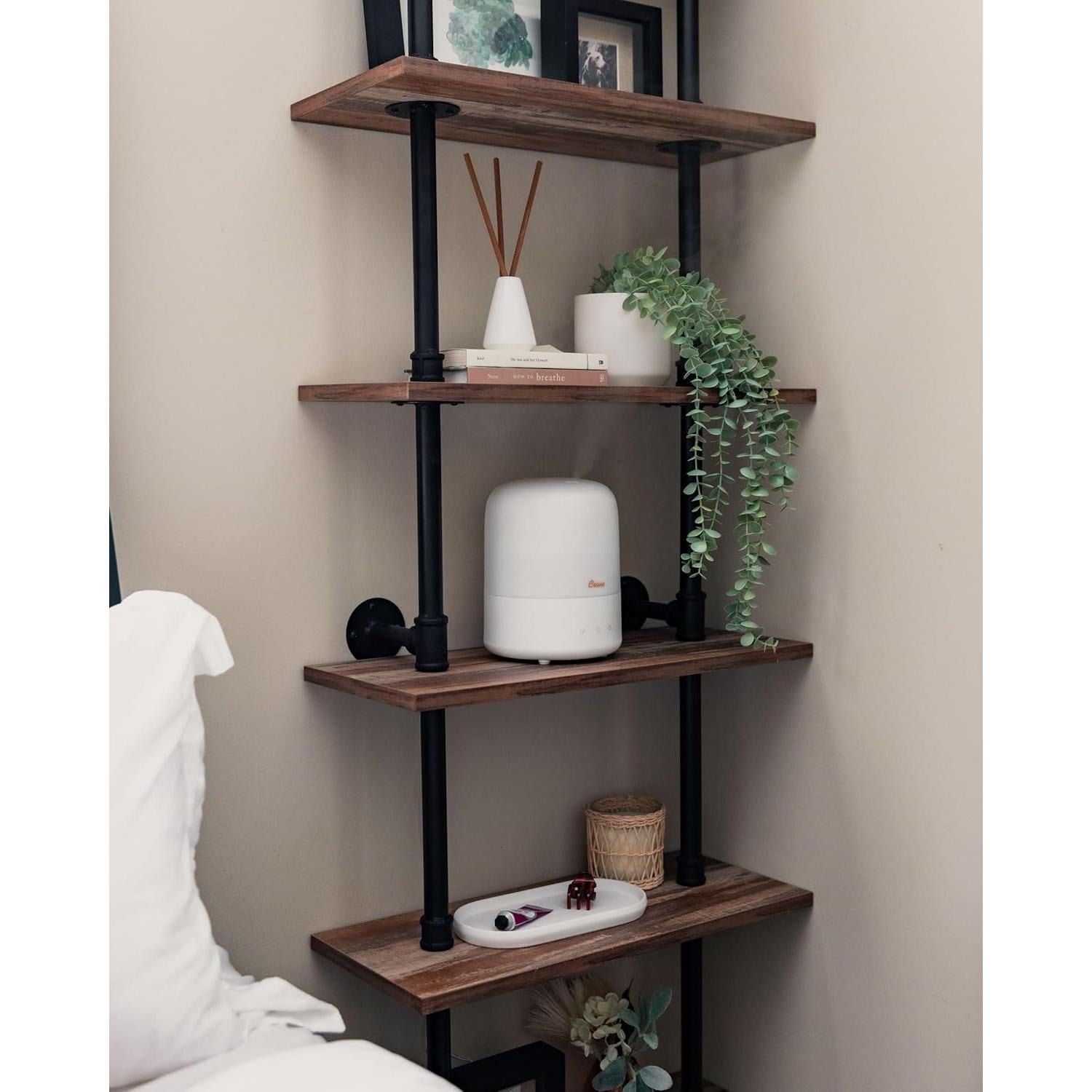 Humidificador 3-en-1 Crane EE-SS-1 1.89L Difusor Luz Nocturna