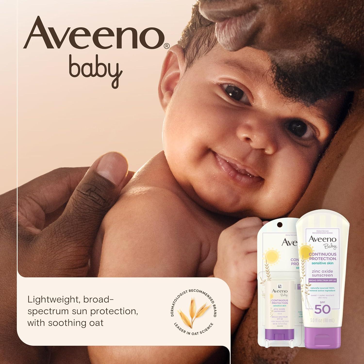 Aveeno Baby Protector Solar Mineral en Barra SPF 50 - 13.34 g