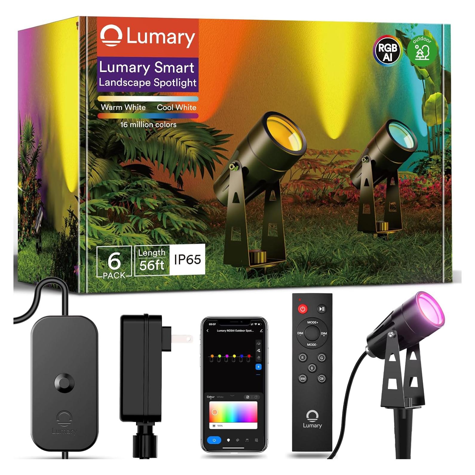 Focos Lumary 17,07 m Inteligentes RGB a Prueba de Agua